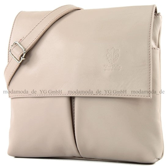 modamoda de T63 Damen Nappaleder Umhängetasche Schultertasche handmade in Italy