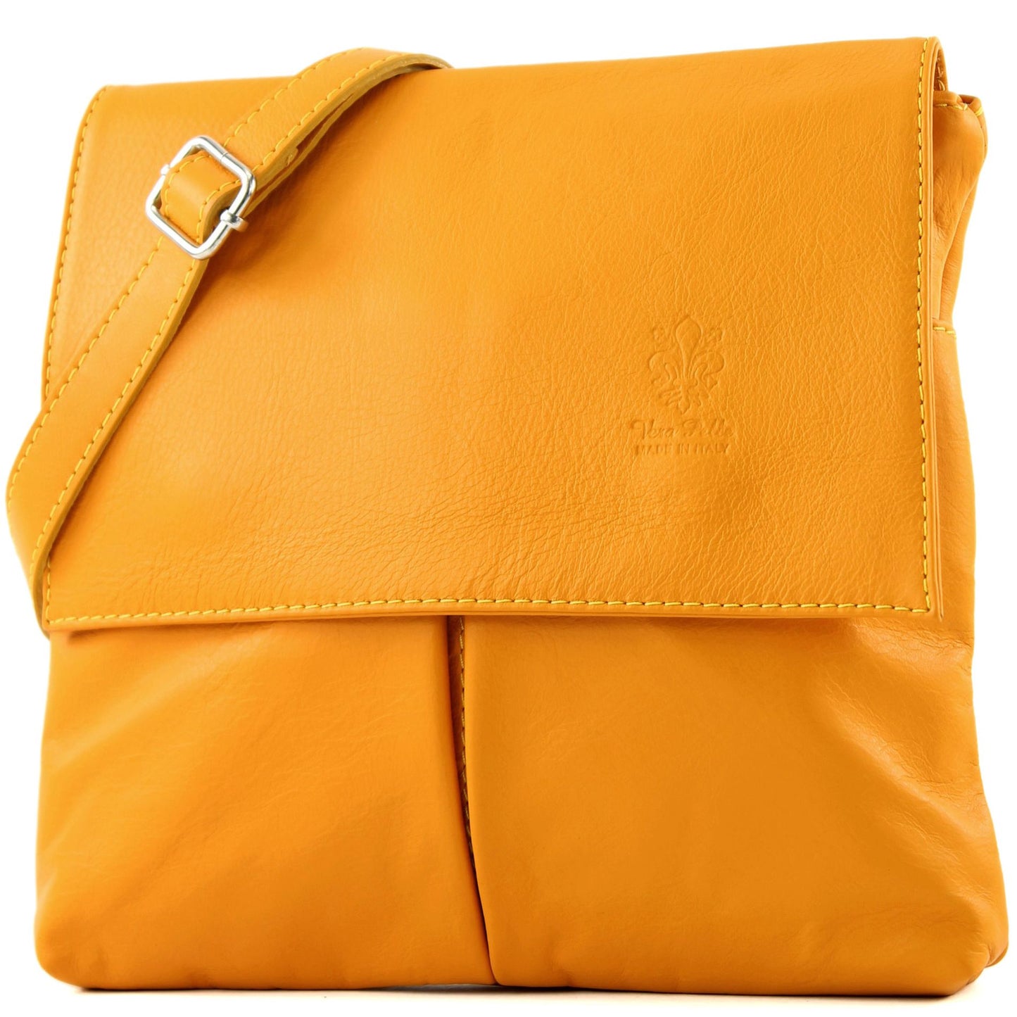 modamoda de T63 Damen Nappaleder Umhängetasche Schultertasche handmade in Italy