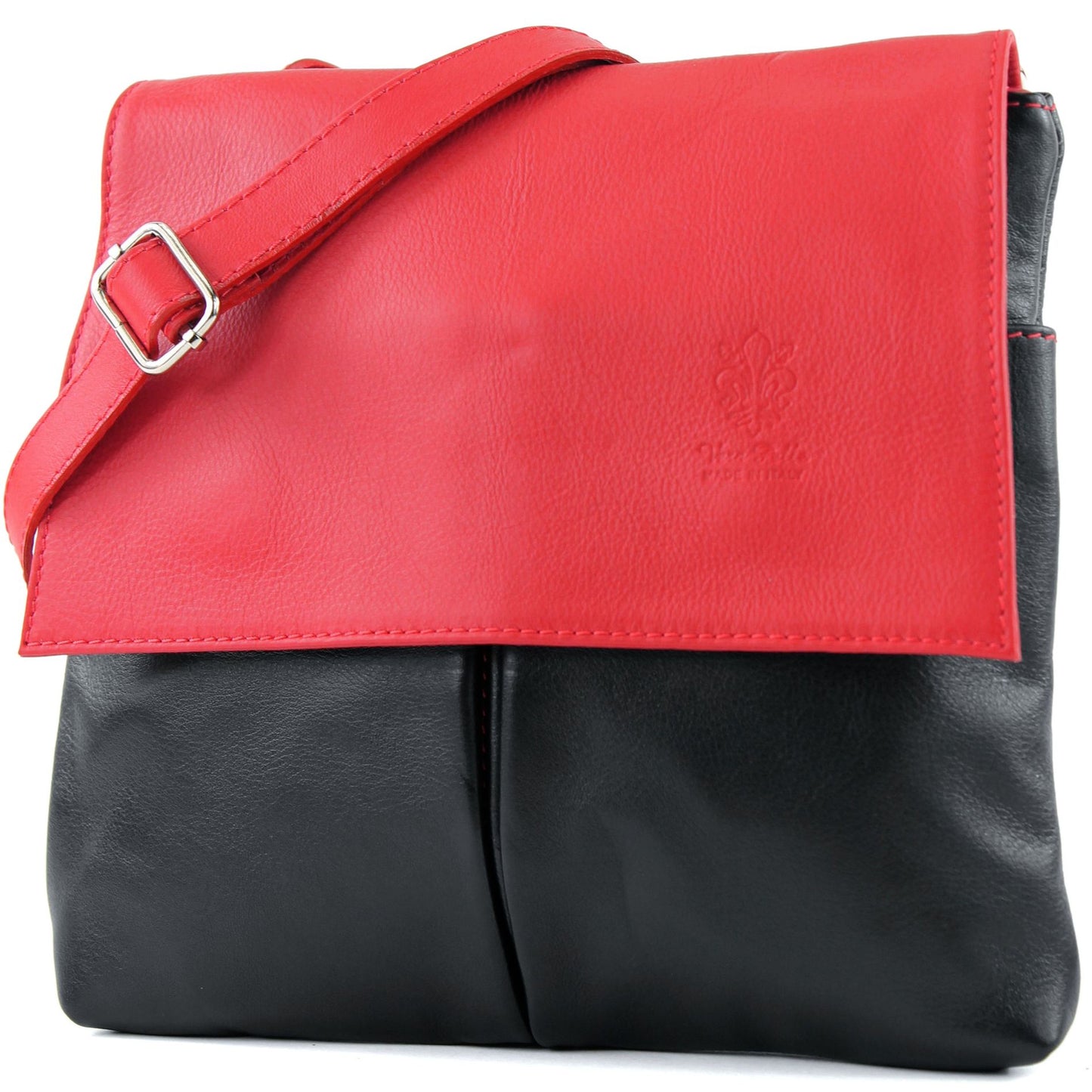 modamoda de T63 Damen Nappaleder Umhängetasche Schultertasche handmade in Italy