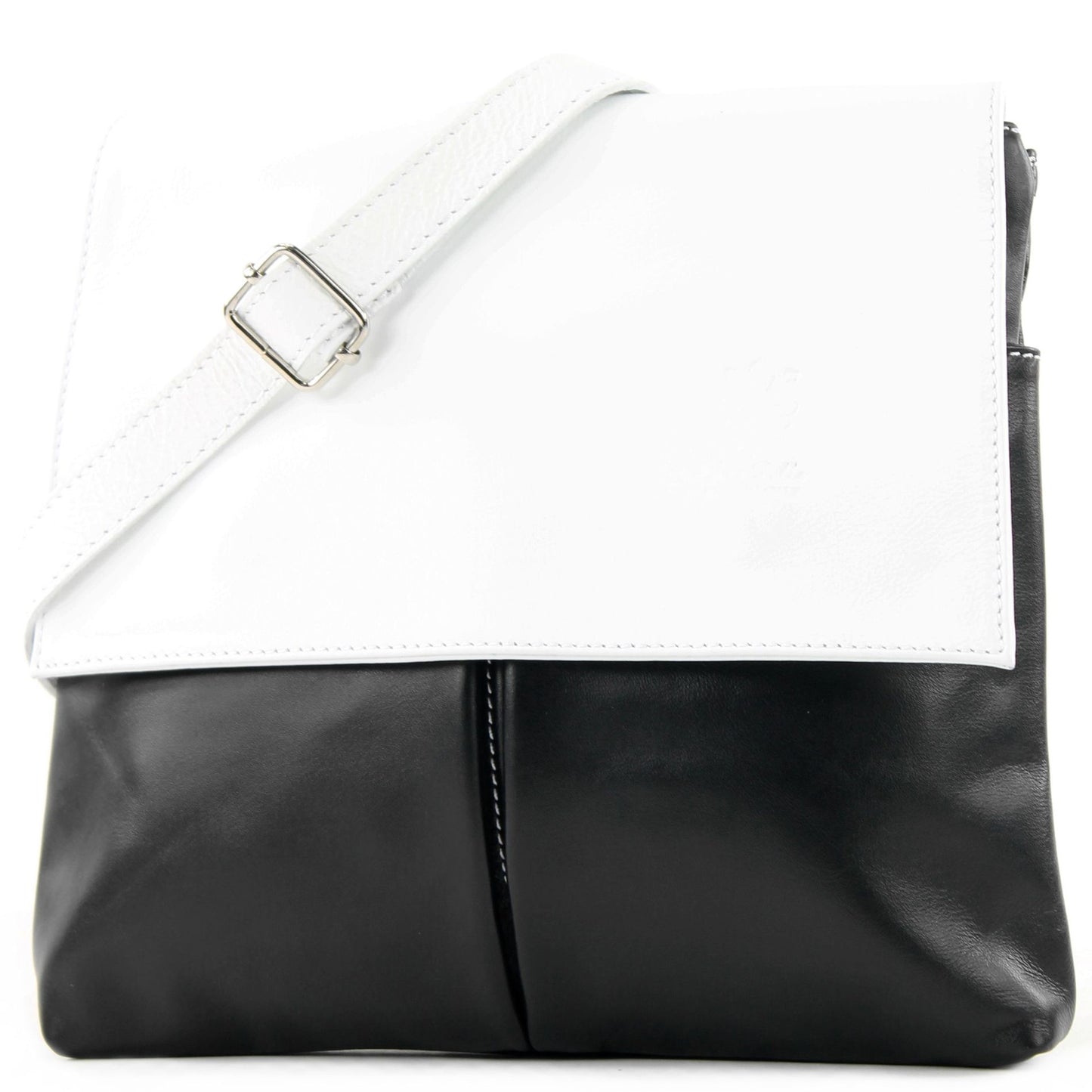 modamoda de T63 Damen Nappaleder Umhängetasche Schultertasche handmade in Italy