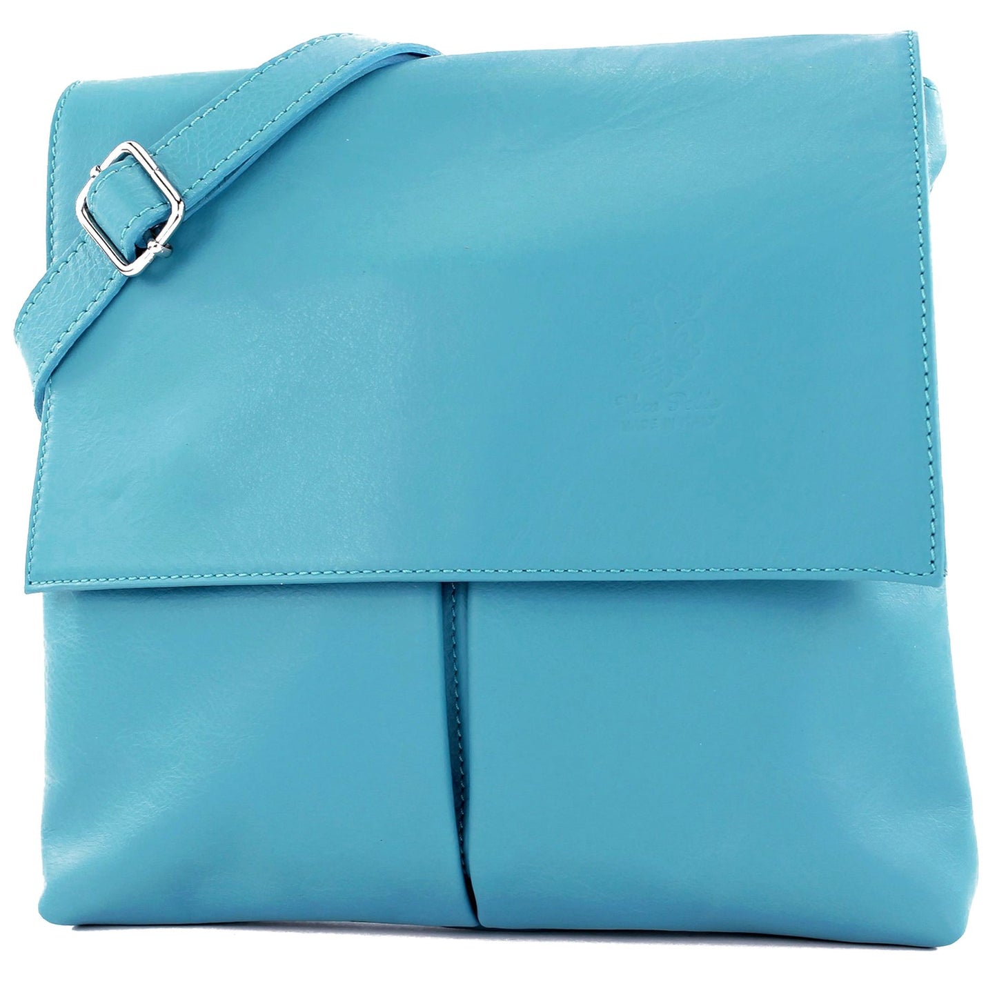 modamoda de T63 Damen Nappaleder Umhängetasche Schultertasche handmade in Italy