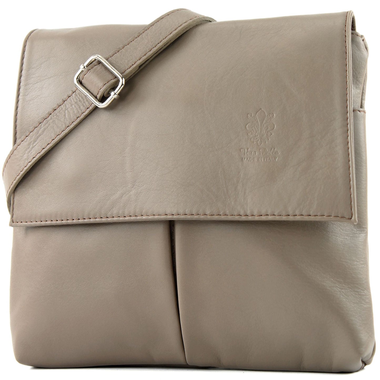 modamoda de T63 Damen Nappaleder Umhängetasche Schultertasche handmade in Italy