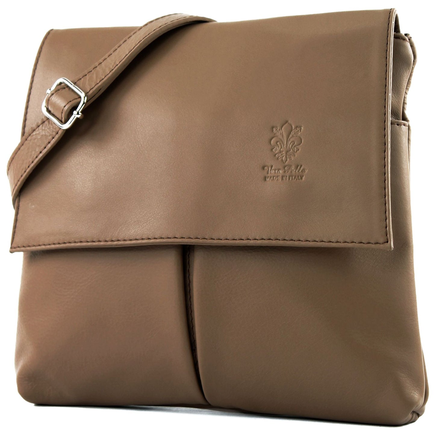 modamoda de T63 Damen Nappaleder Umhängetasche Schultertasche handmade in Italy