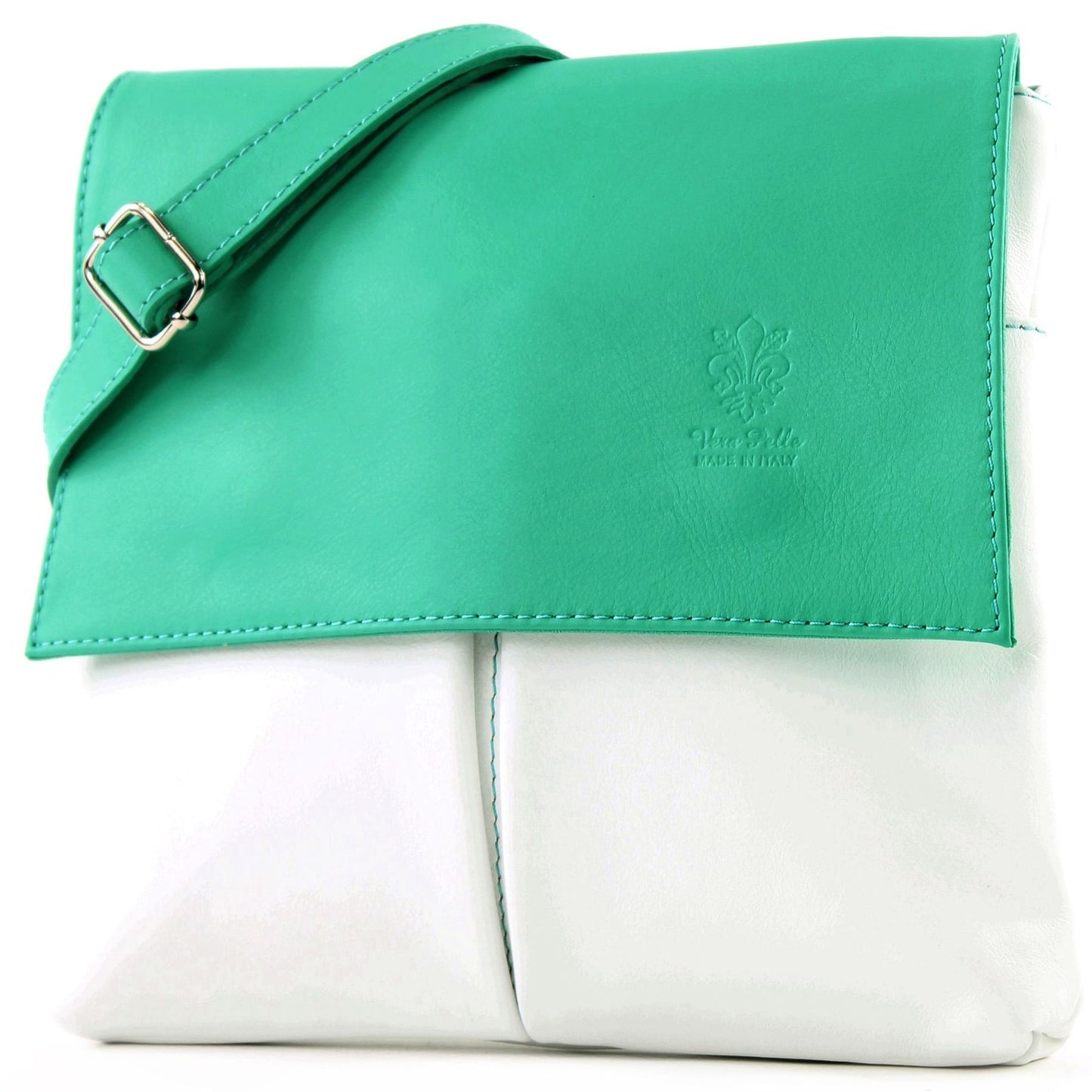 modamoda de T63 Damen Nappaleder Umhängetasche Schultertasche handmade in Italy