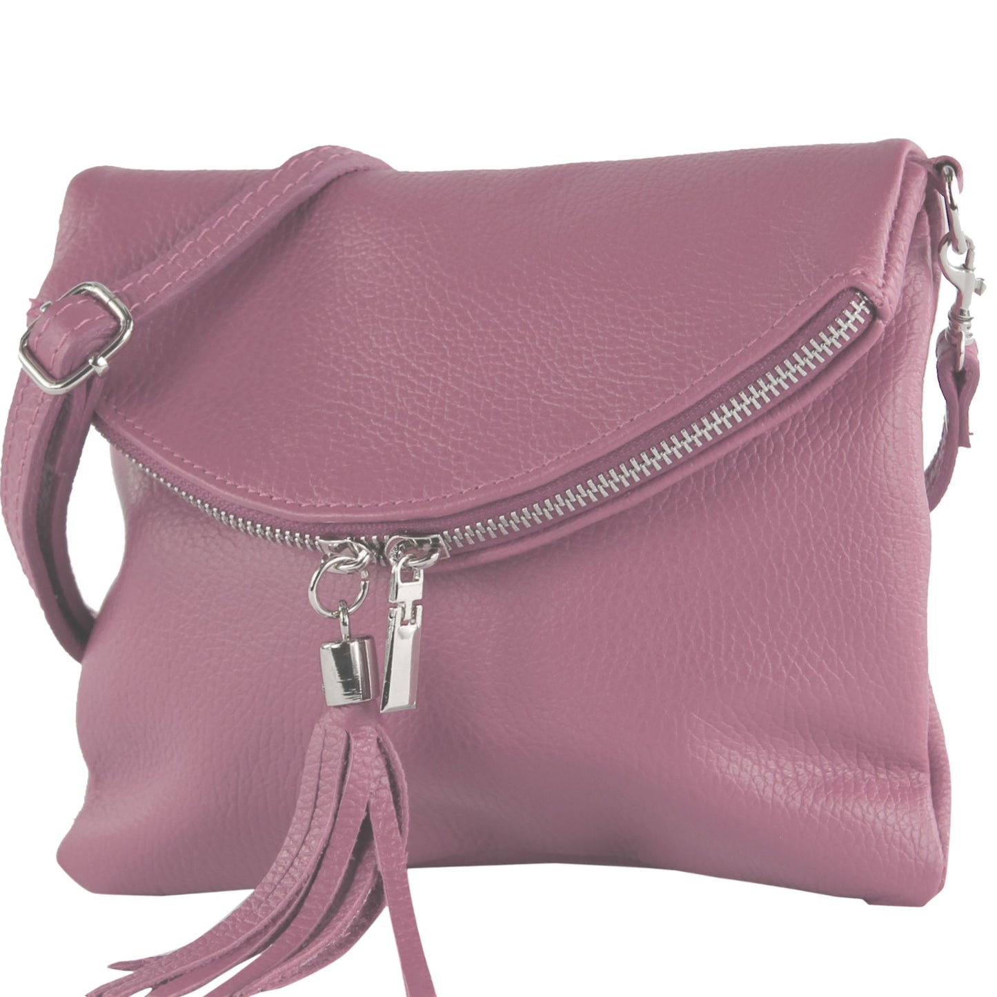 modamoda de T139 LEDER Damen Leder Umhängetasche Abendtasche Klein handmade in Italy