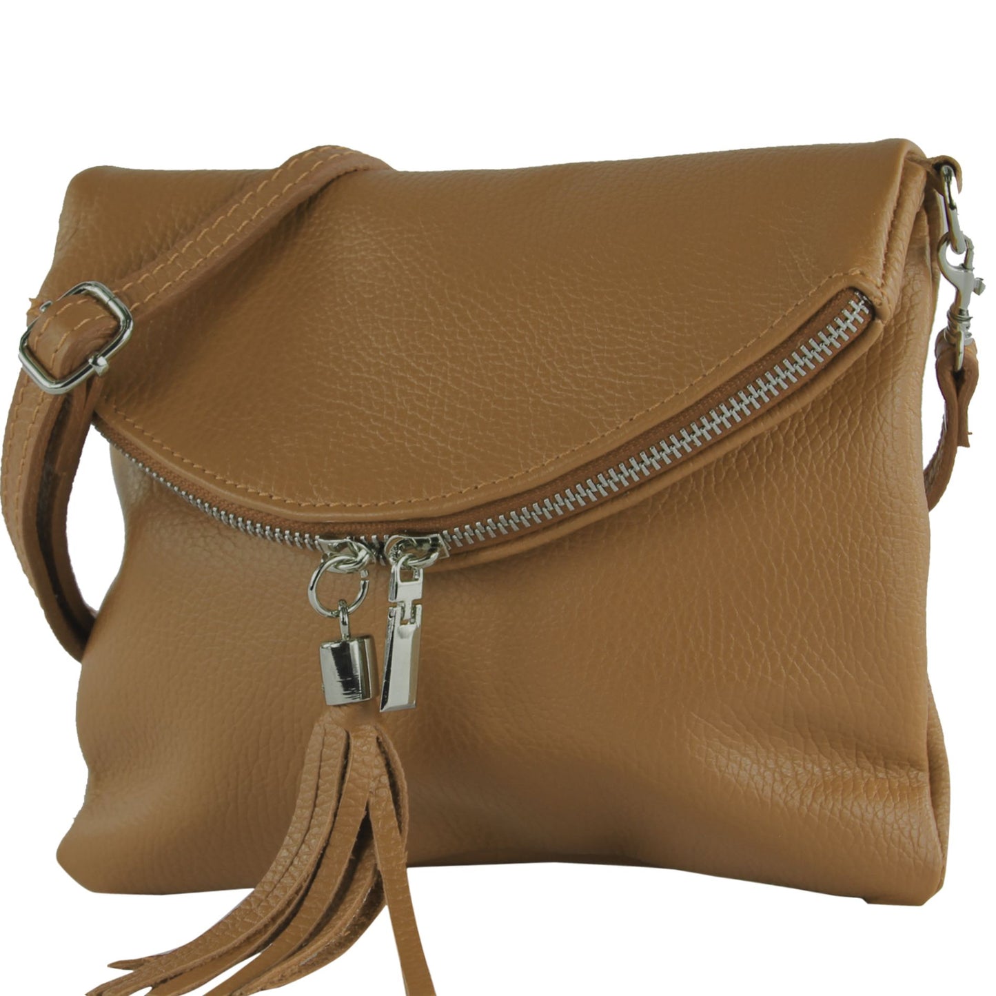 modamoda de T139 LEDER Damen Leder Umhängetasche Abendtasche Klein handmade in Italy