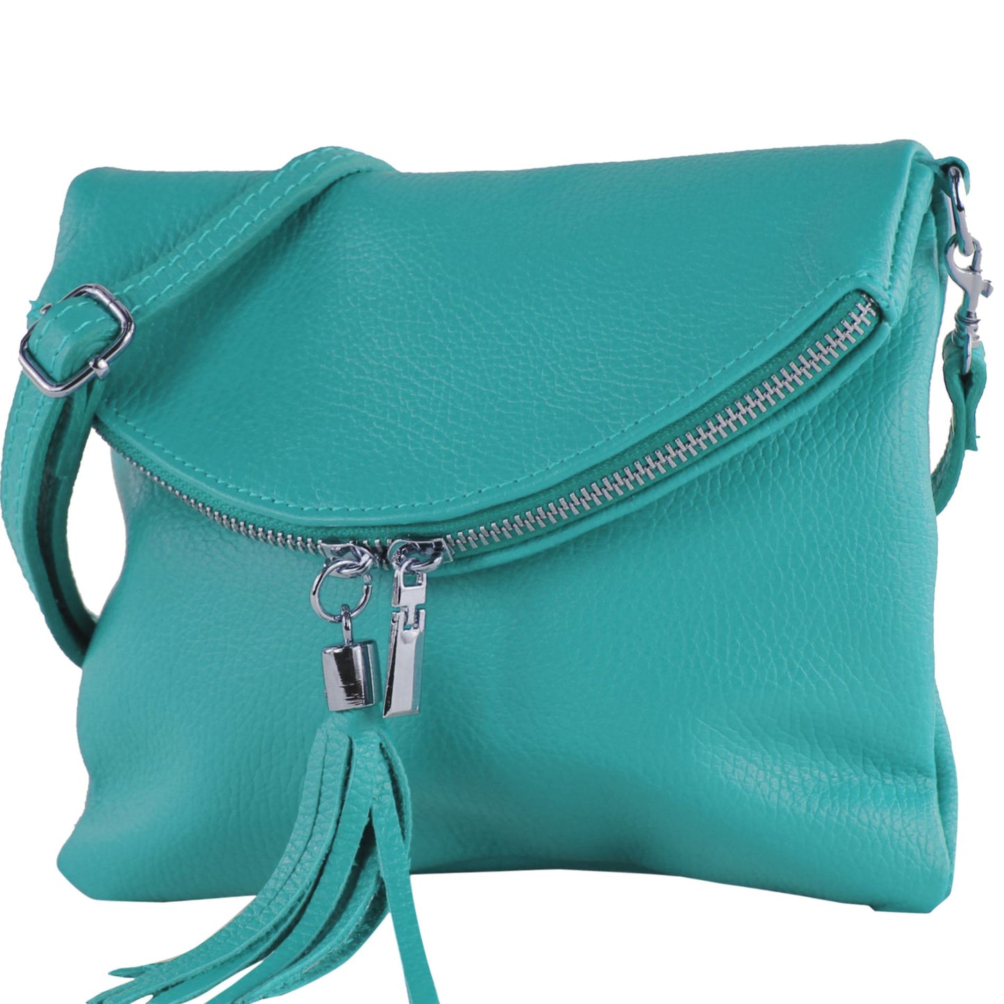 modamoda de T139 LEDER Damen Leder Umhängetasche Abendtasche Klein handmade in Italy