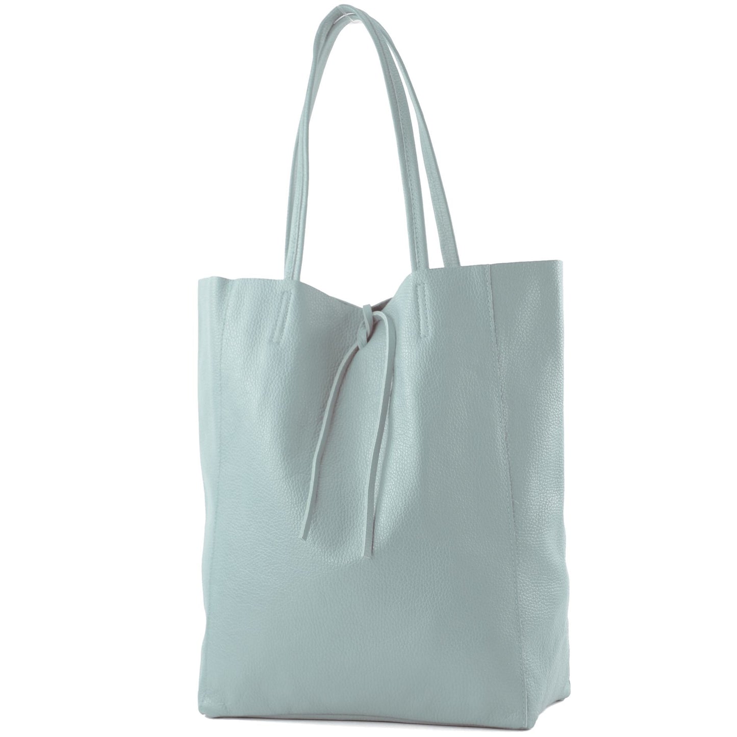 modamoda de T163 Damen Leder Shopper Schultertasche Large mit Innentasche handmade in Italy