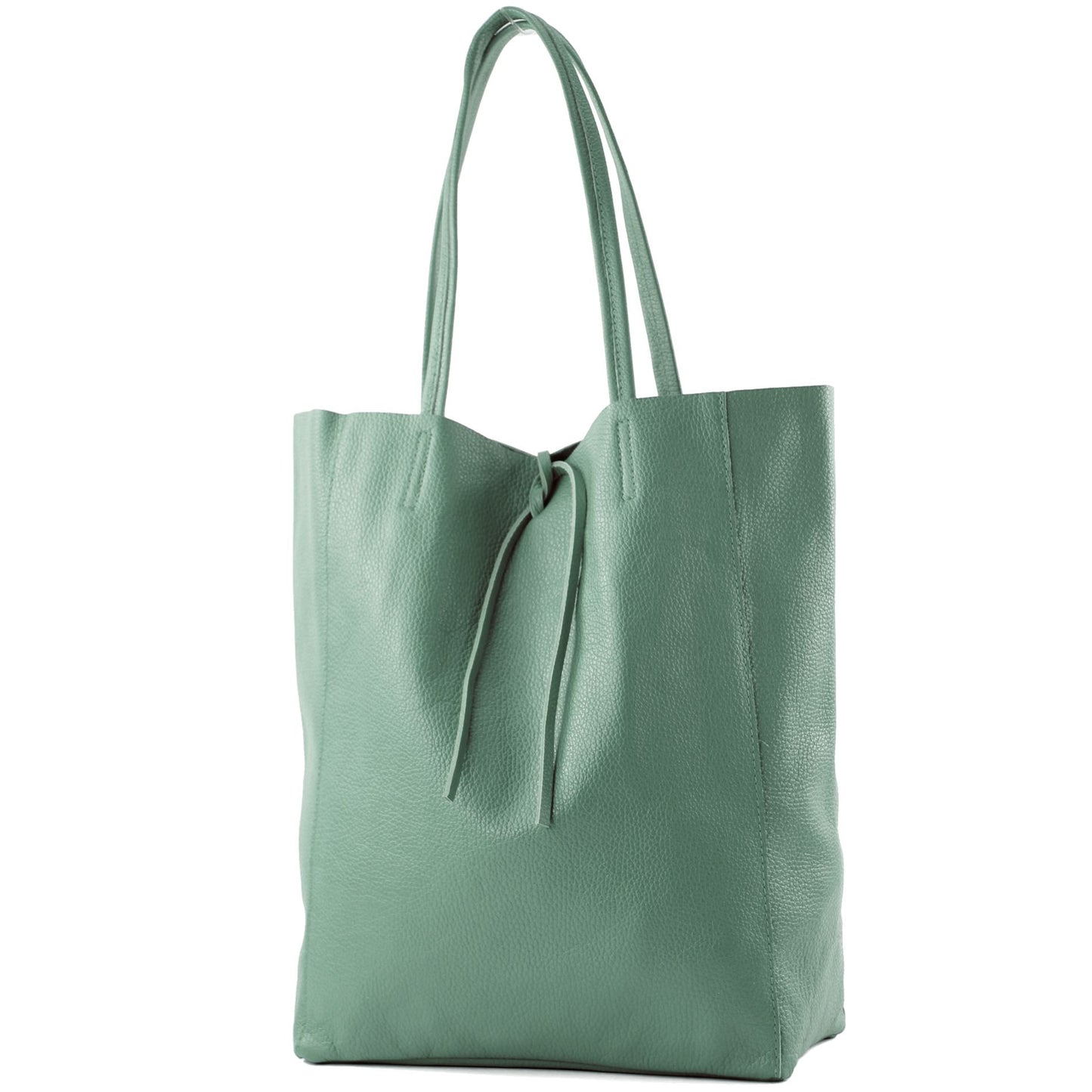 modamoda de T163 Damen Leder Shopper Schultertasche Large mit Innentasche handmade in Italy