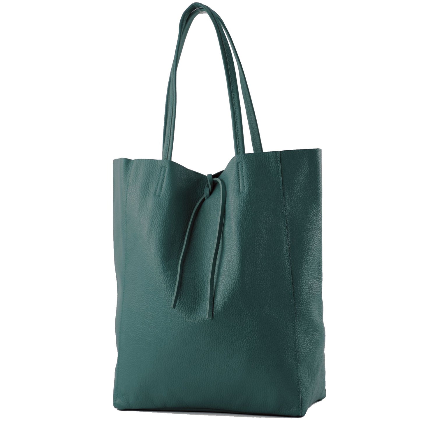 modamoda de T163 Damen Leder Shopper Schultertasche Large mit Innentasche handmade in Italy