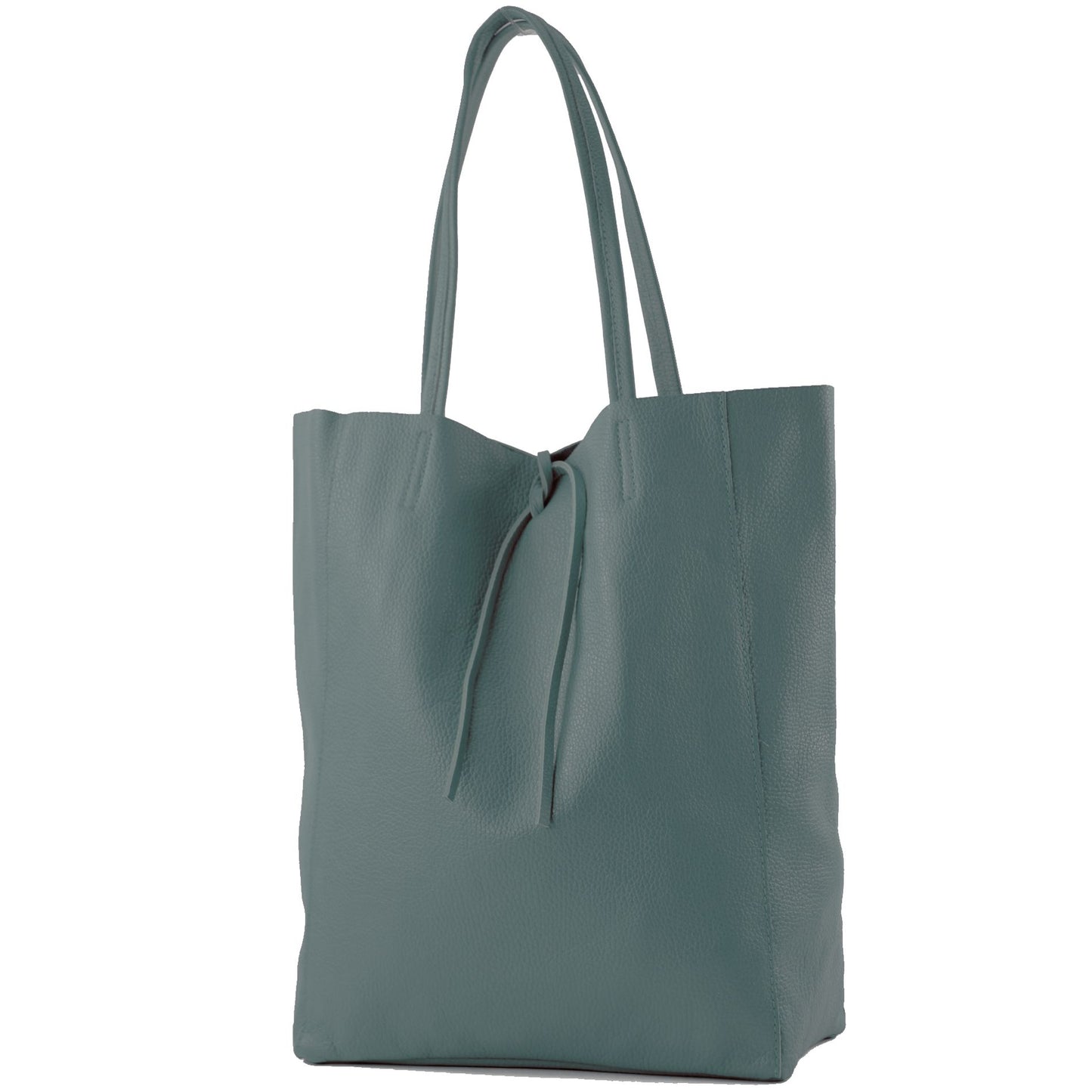 modamoda de T163 Damen Leder Shopper Schultertasche Large mit Innentasche handmade in Italy
