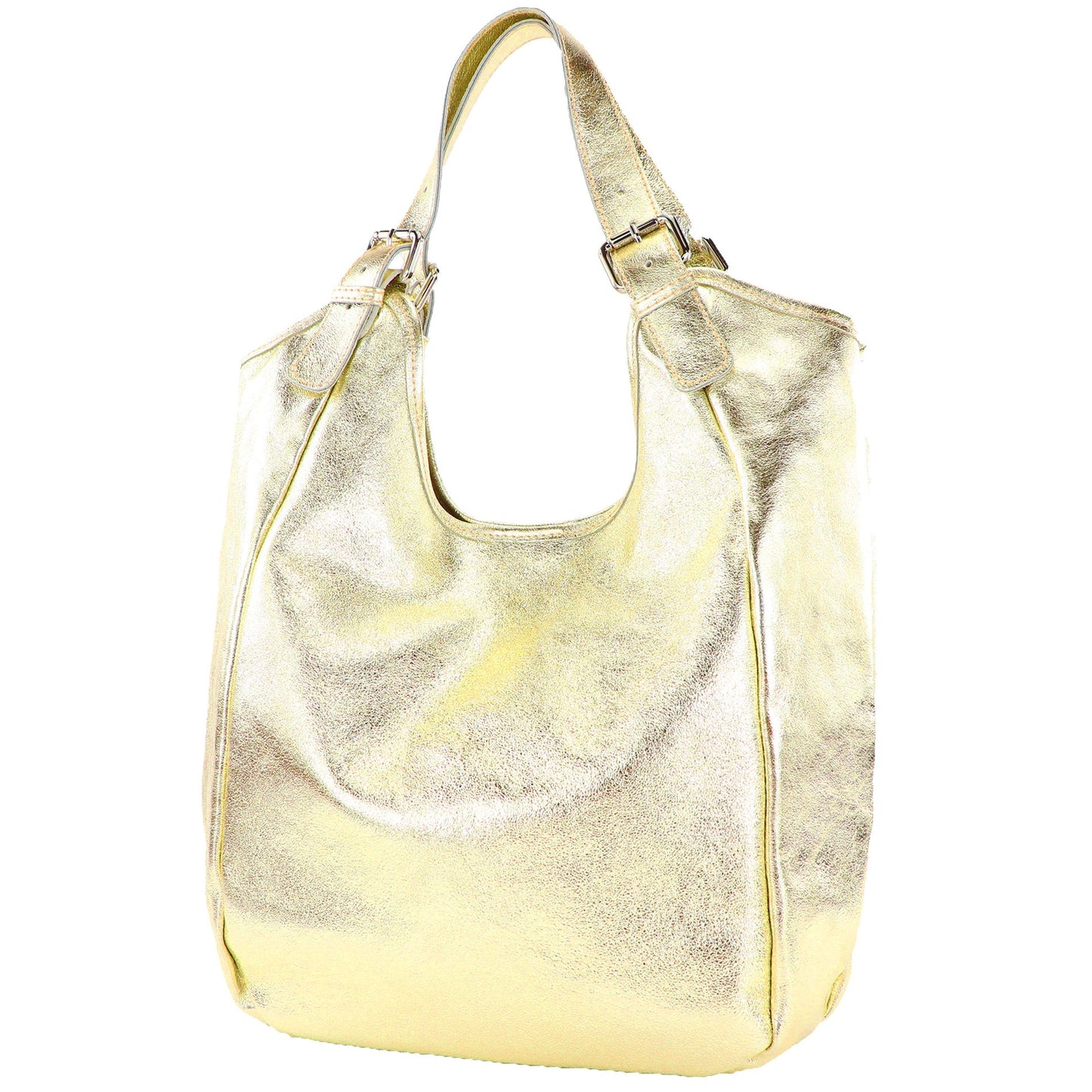 modamoda de T227 Damen Shopper Schultertasche Leder Large handmade in Italy