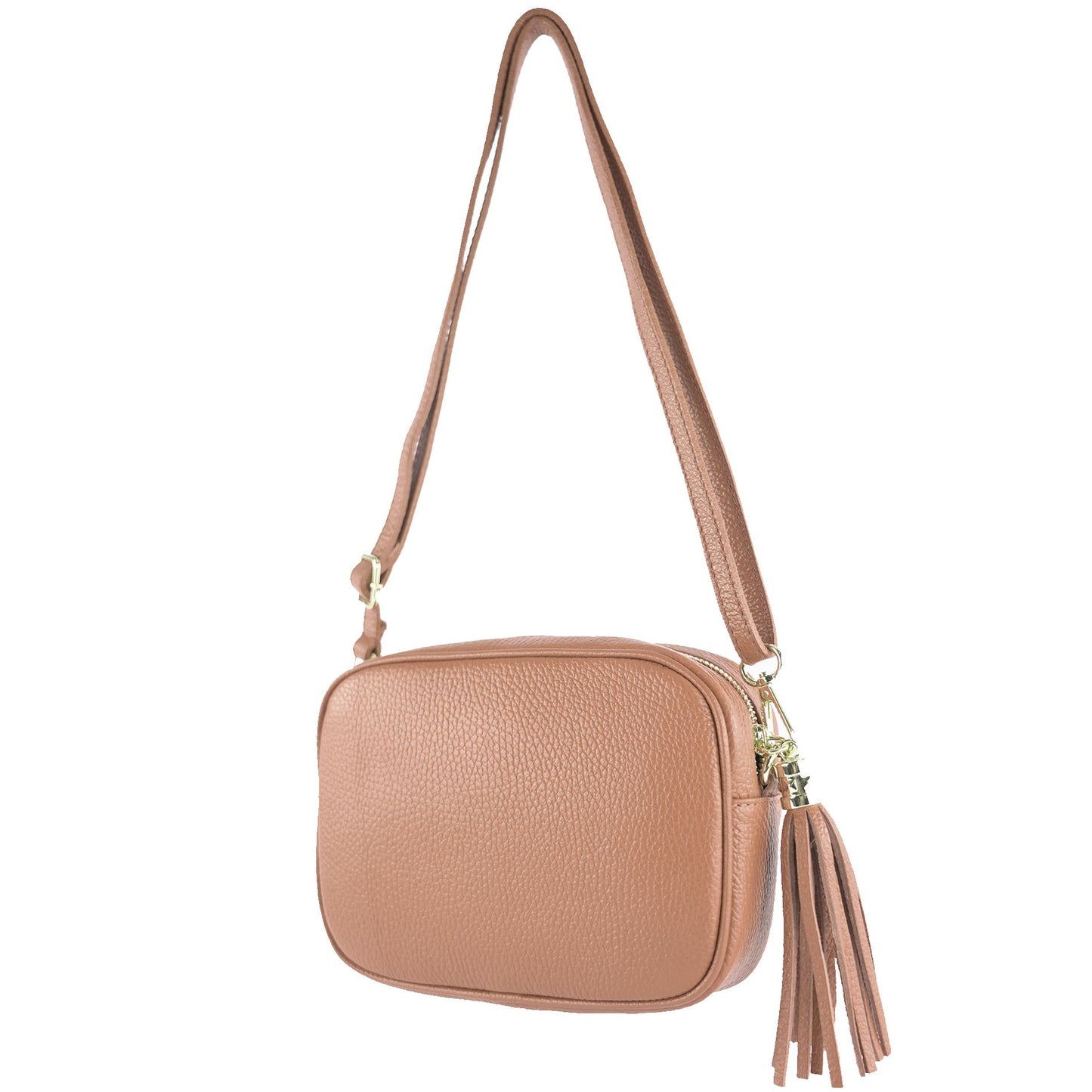 modamoda de - T240 - kleine Umhängetasche aus ital. Echtleder