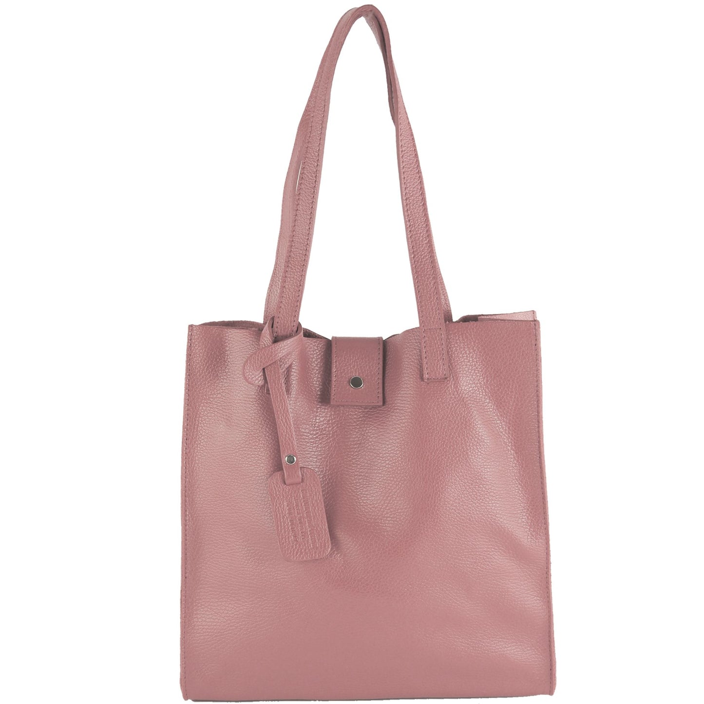 modamoda de - T247 - Ital. Leder Shopper mit herausnehmbarer Innentasche