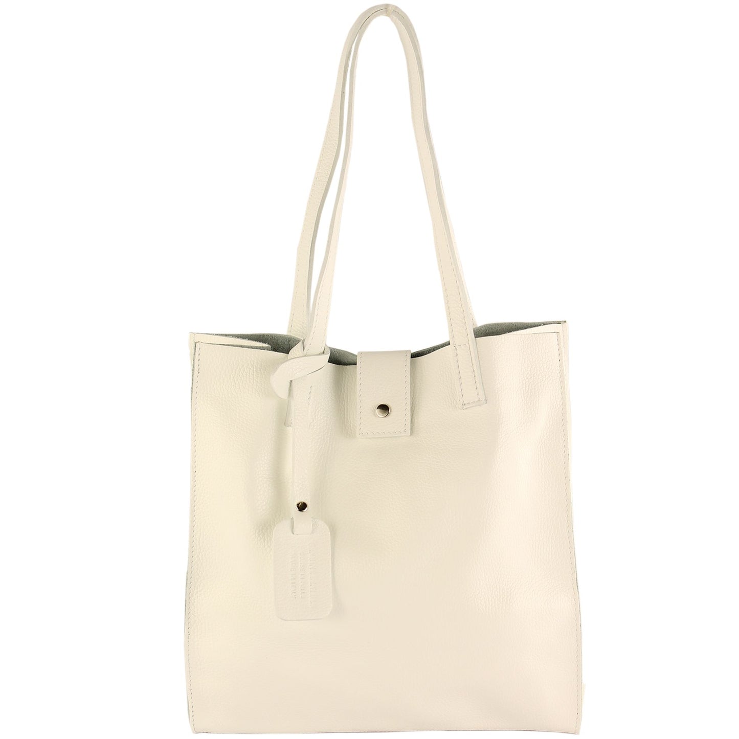 modamoda de - T247 - Ital. Leder Shopper mit herausnehmbarer Innentasche