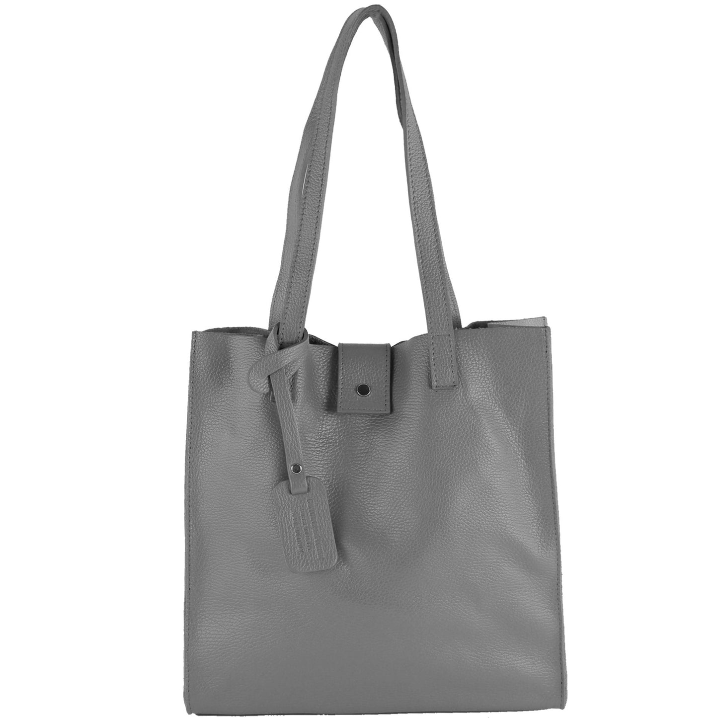 modamoda de - T247 - Ital. Leder Shopper mit herausnehmbarer Innentasche