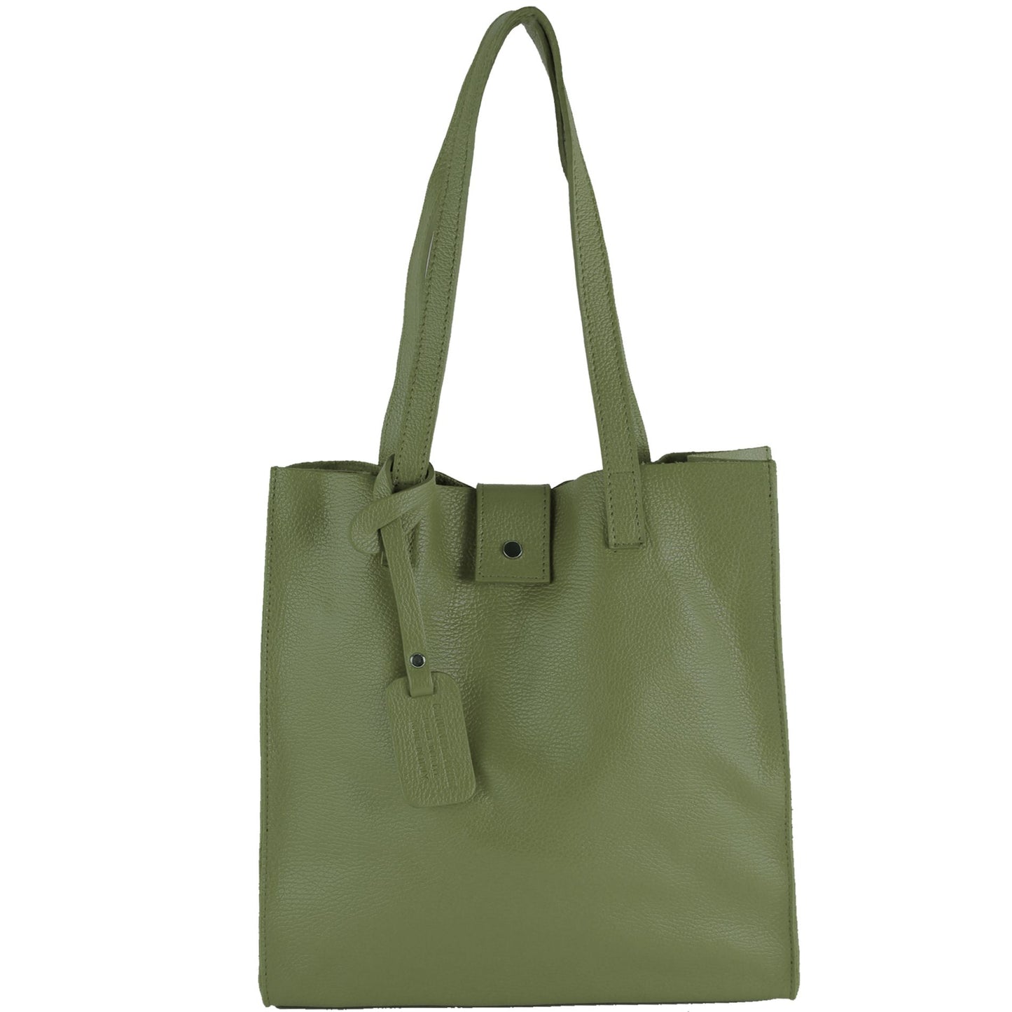 modamoda de - T247 - Ital. Leder Shopper mit herausnehmbarer Innentasche
