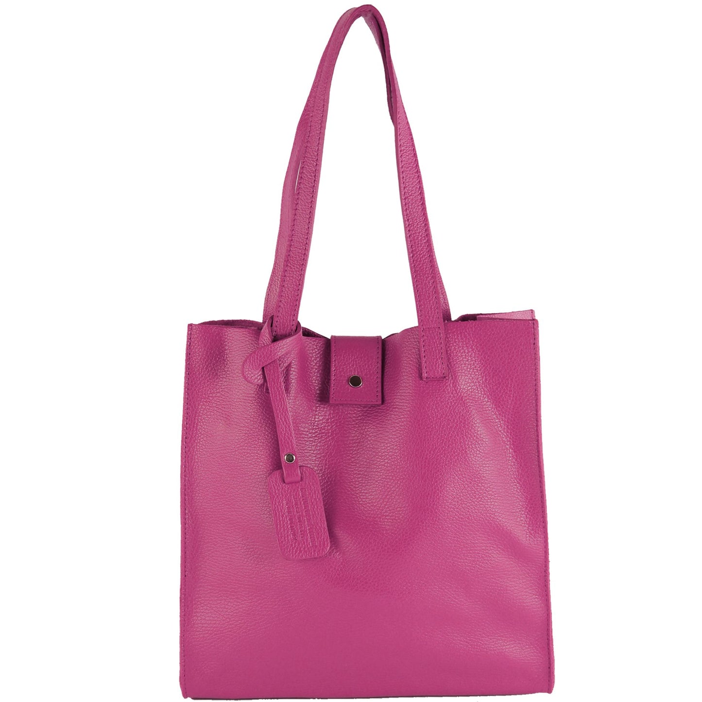 modamoda de - T247 - Ital. Leder Shopper mit herausnehmbarer Innentasche