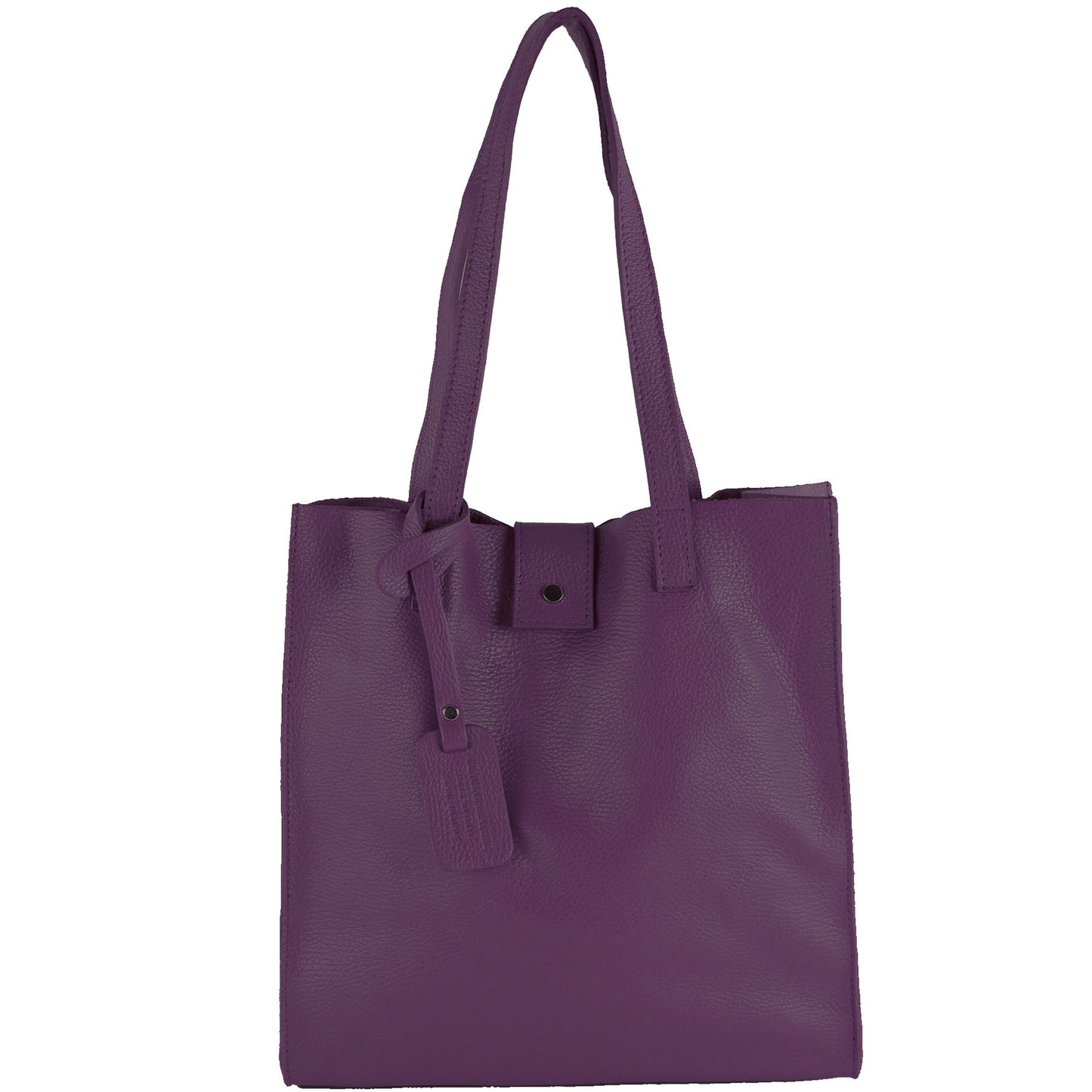 modamoda de - T247 - Ital. Leder Shopper mit herausnehmbarer Innentasche