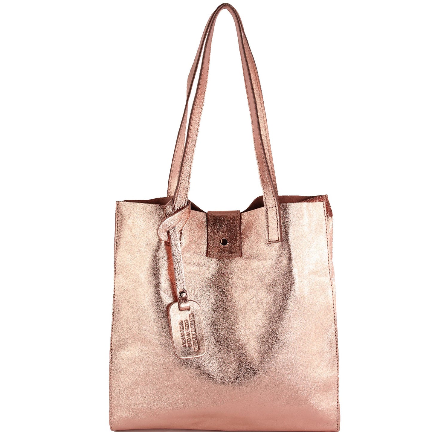 modamoda de - T247 - Ital. Leder Shopper mit herausnehmbarer Innentasche