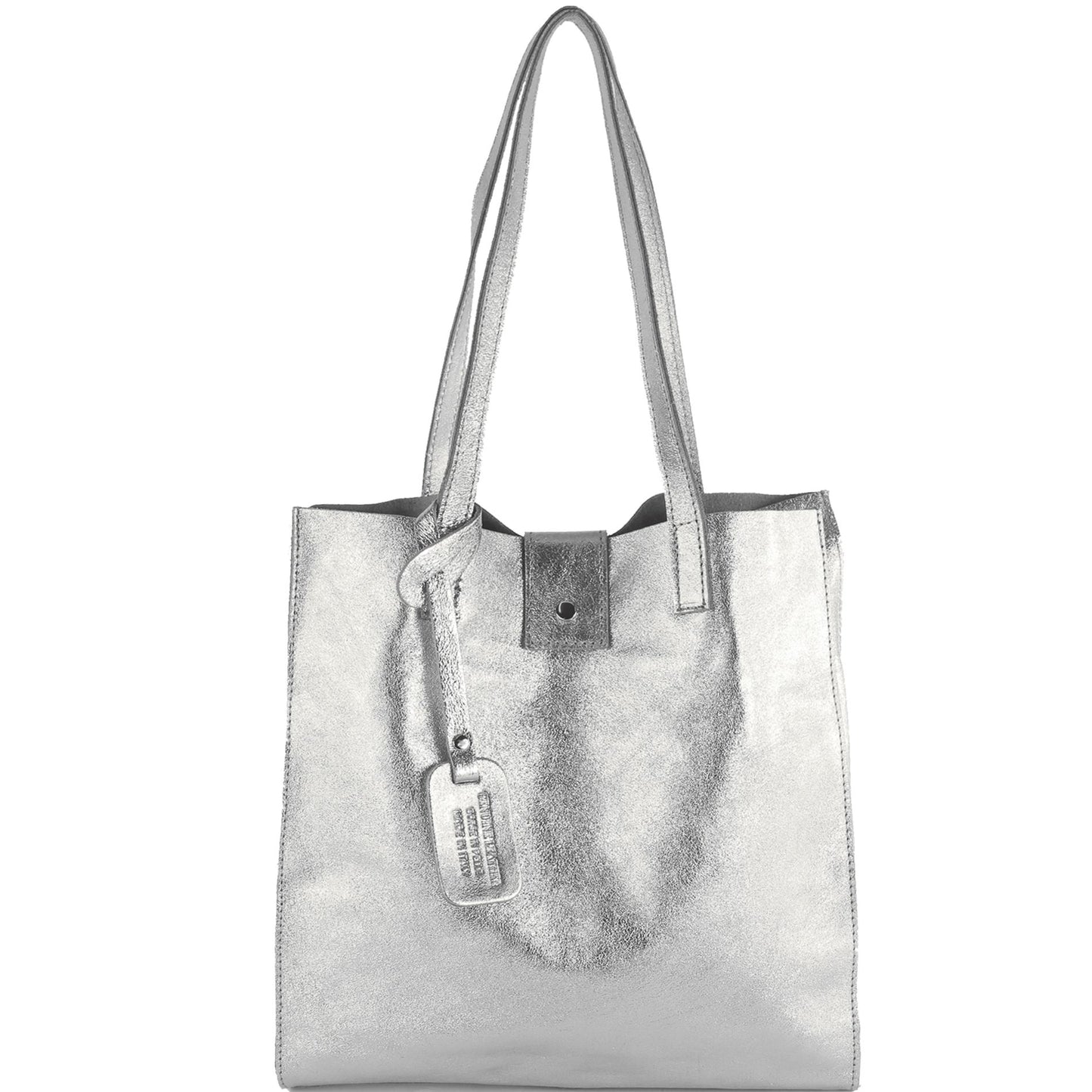 modamoda de - T247 - Ital. Leder Shopper mit herausnehmbarer Innentasche