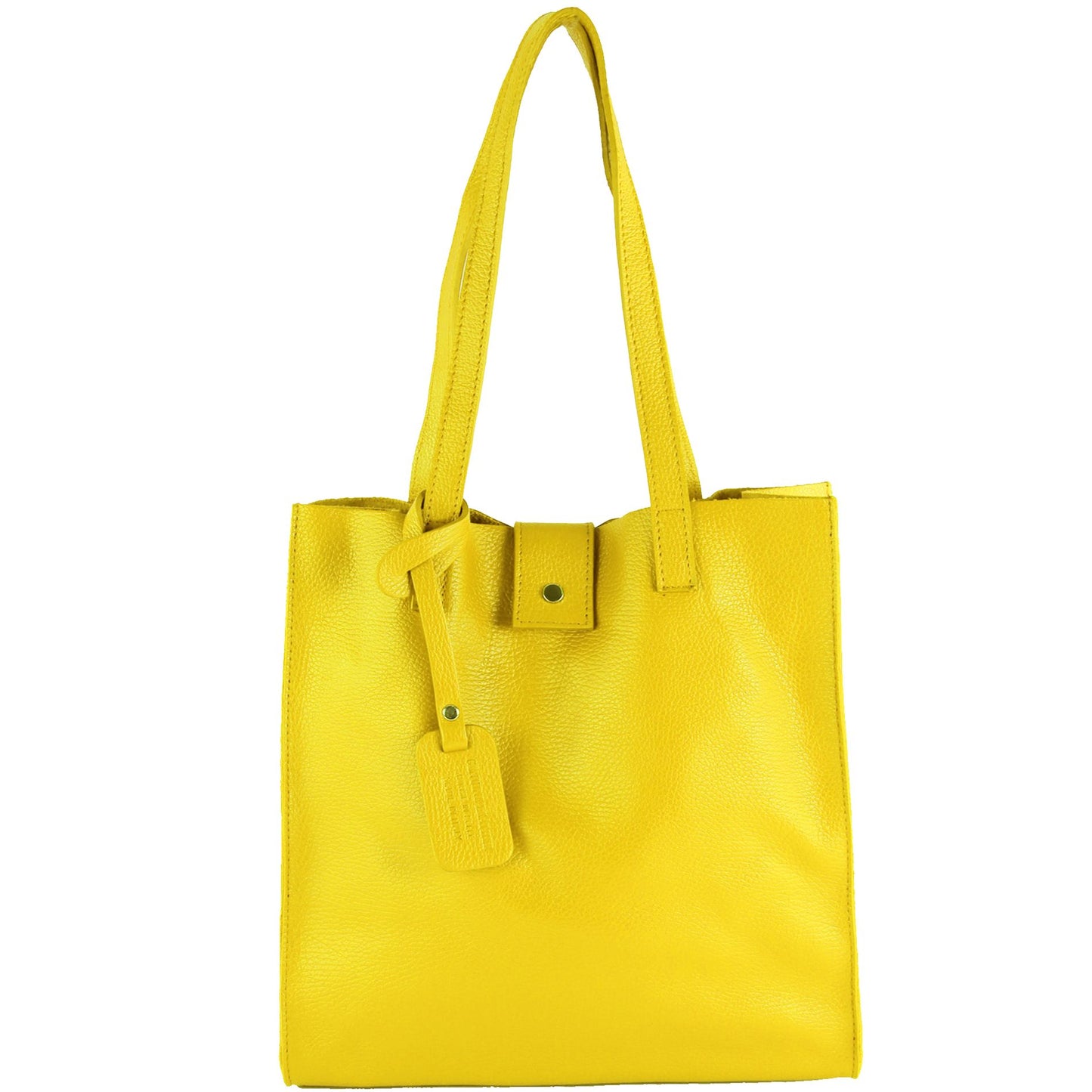 modamoda de - T247 - Ital. Leder Shopper mit herausnehmbarer Innentasche