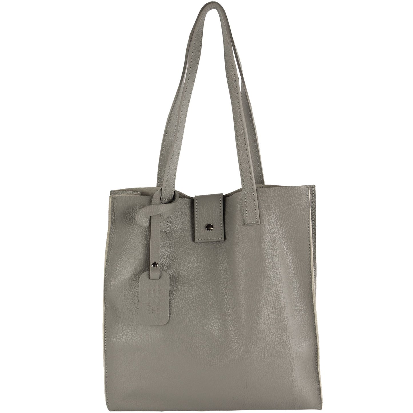 modamoda de - T247 - Ital. Leder Shopper mit herausnehmbarer Innentasche