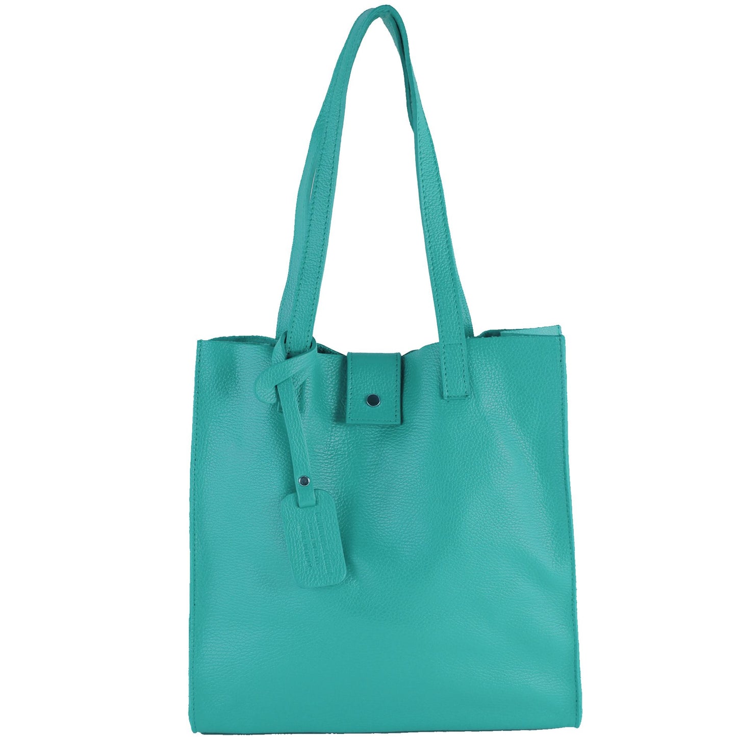 modamoda de - T247 - Ital. Leder Shopper mit herausnehmbarer Innentasche