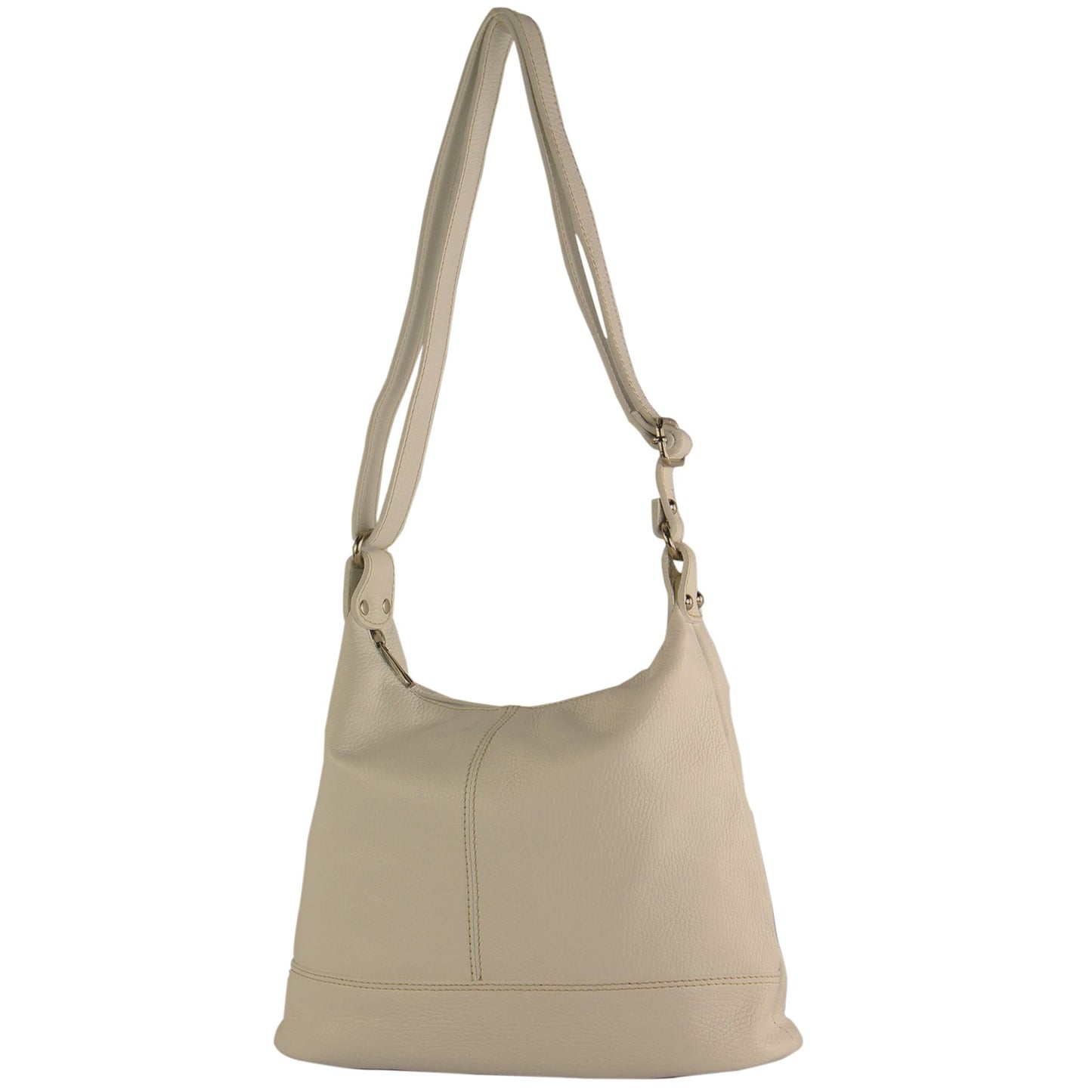 modamoda de T251 Damen Leder Schultertasche Umhängetasche handmade in Italy