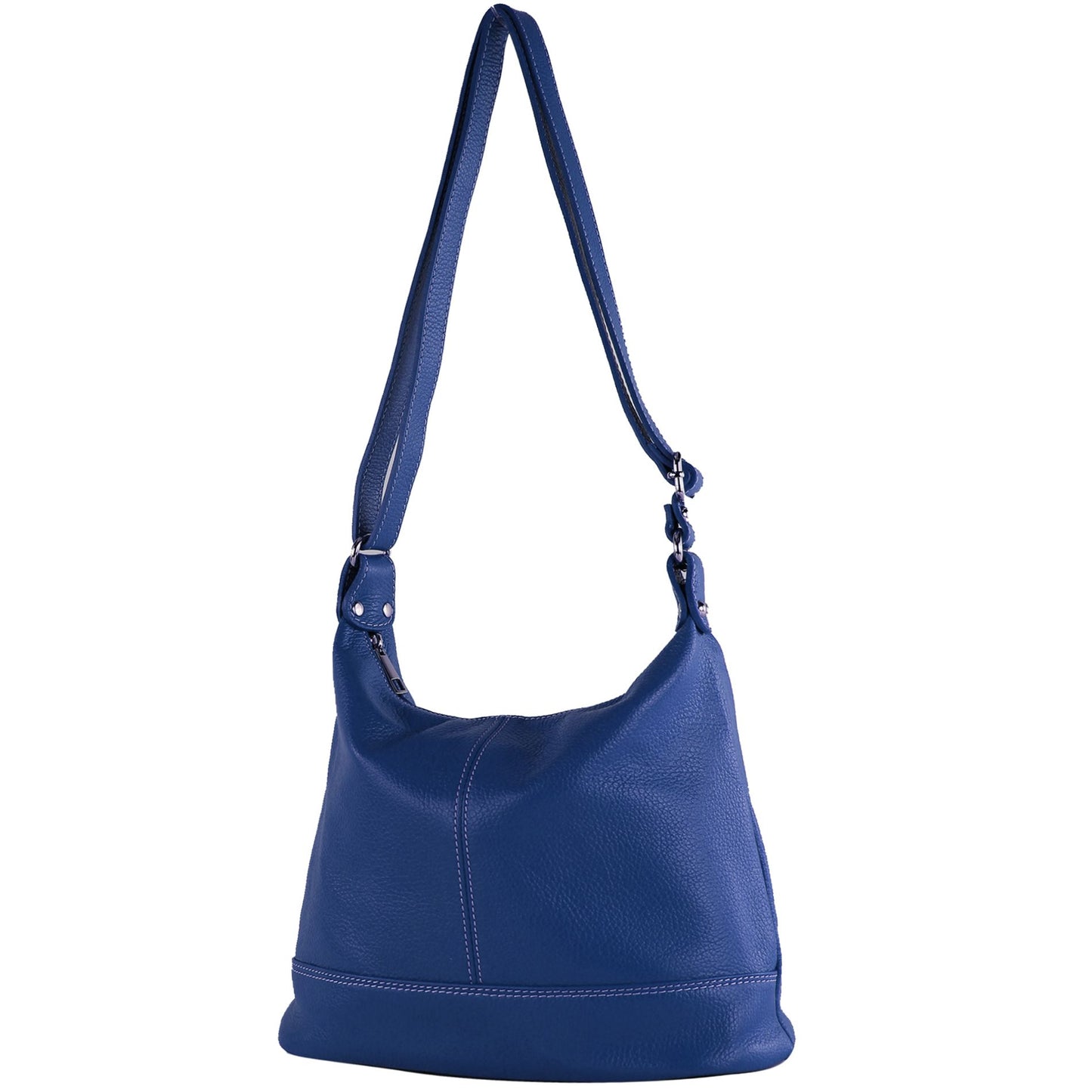 modamoda de T251 Damen Leder Schultertasche Umhängetasche handmade in Italy