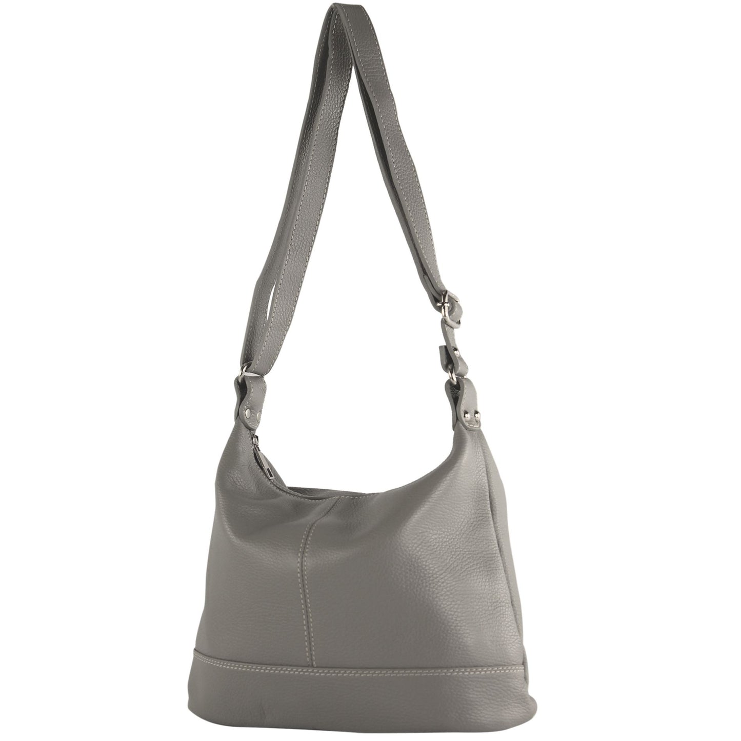 modamoda de T251 Damen Leder Schultertasche Umhängetasche handmade in Italy