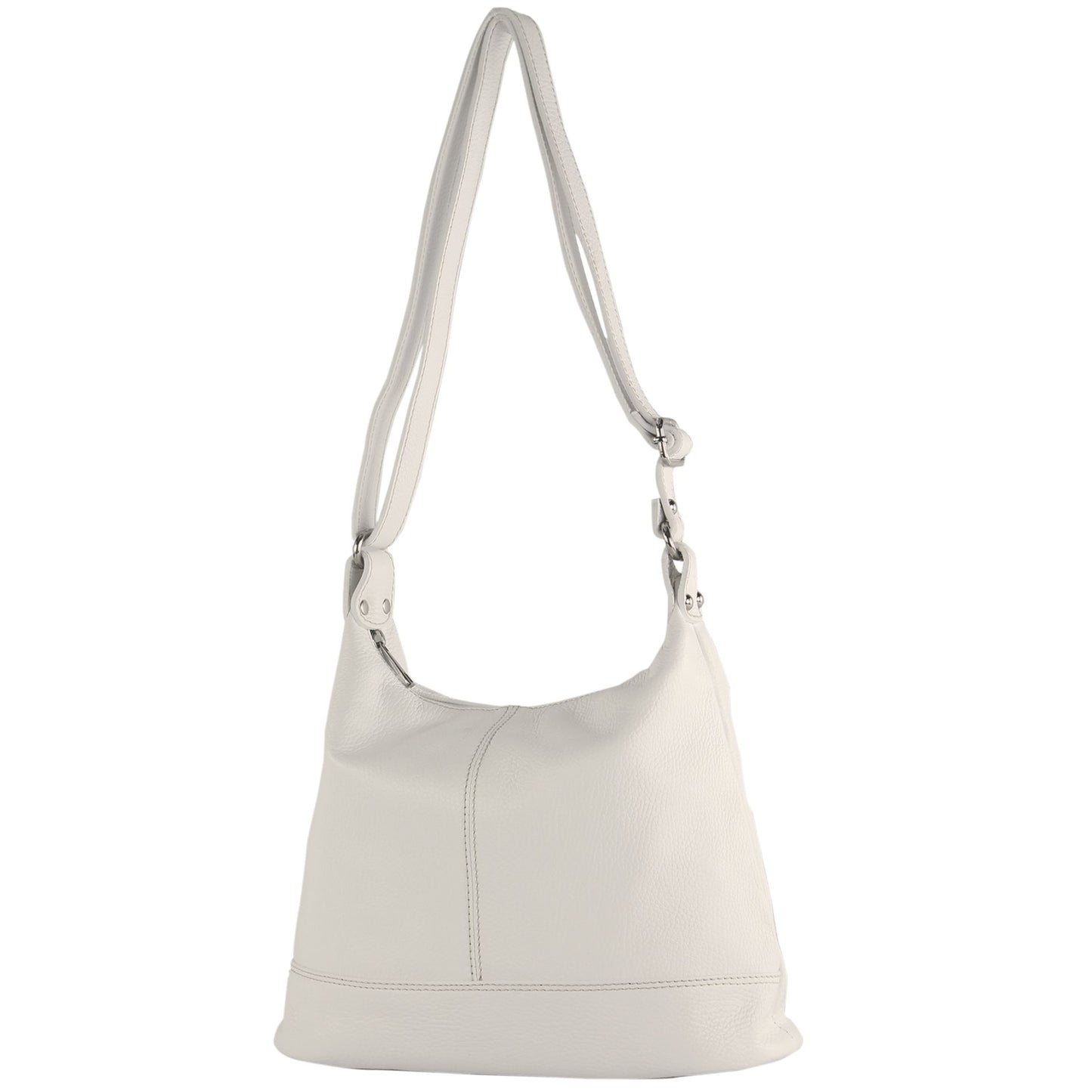 modamoda de T251 Damen Leder Schultertasche Umhängetasche handmade in Italy