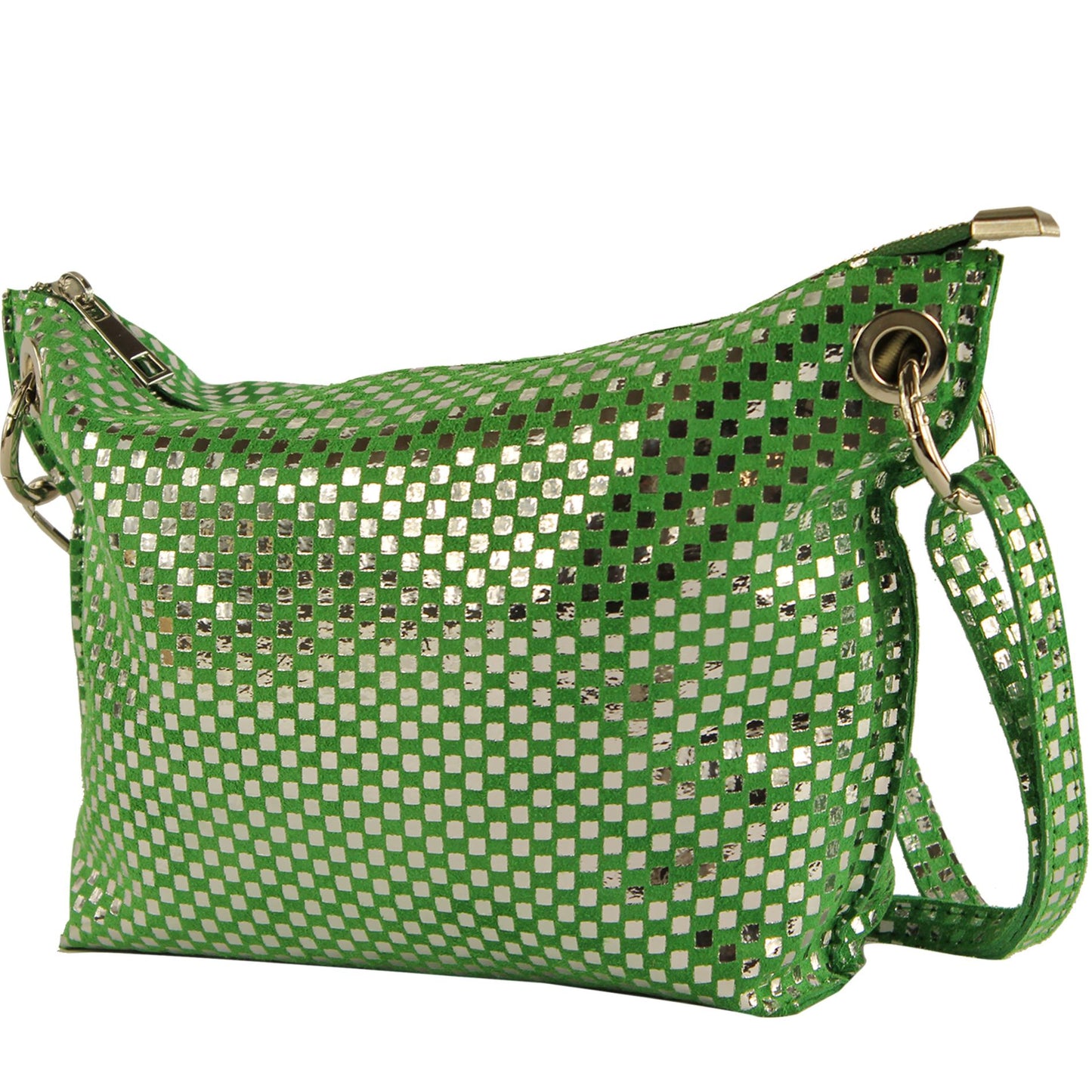 modamoda de - T252 - ital. Umhängetasche Small aus Wildleder
