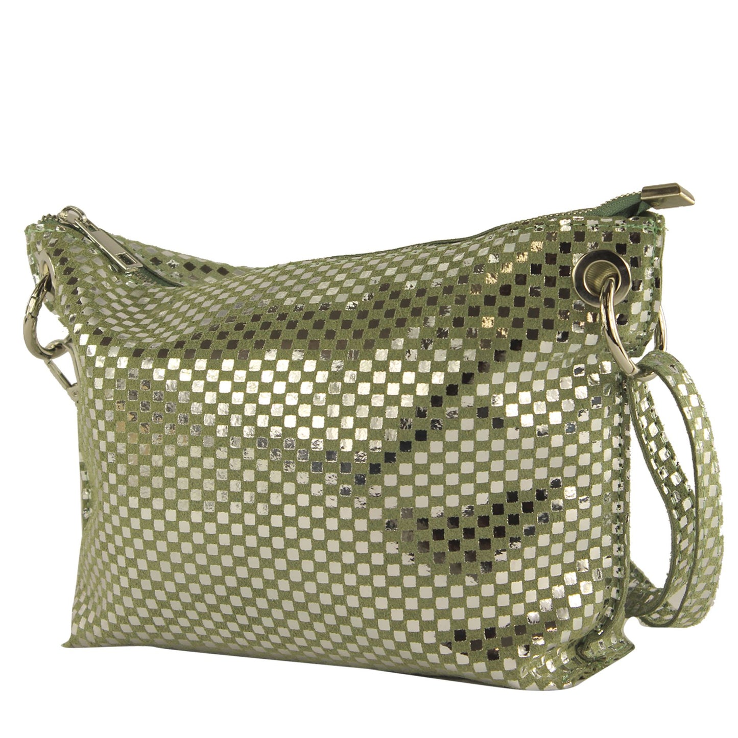 modamoda de - T252 - ital. Umhängetasche Small aus Wildleder