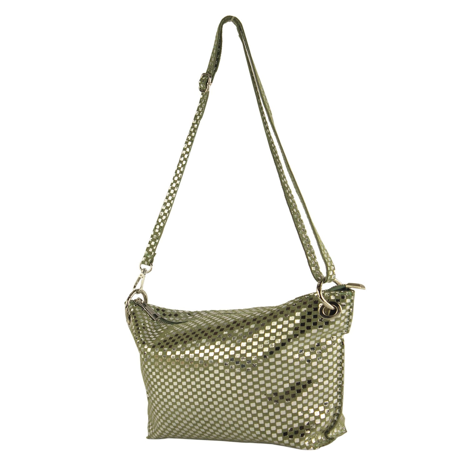 modamoda de - T252 - ital. Umhängetasche Small aus Wildleder