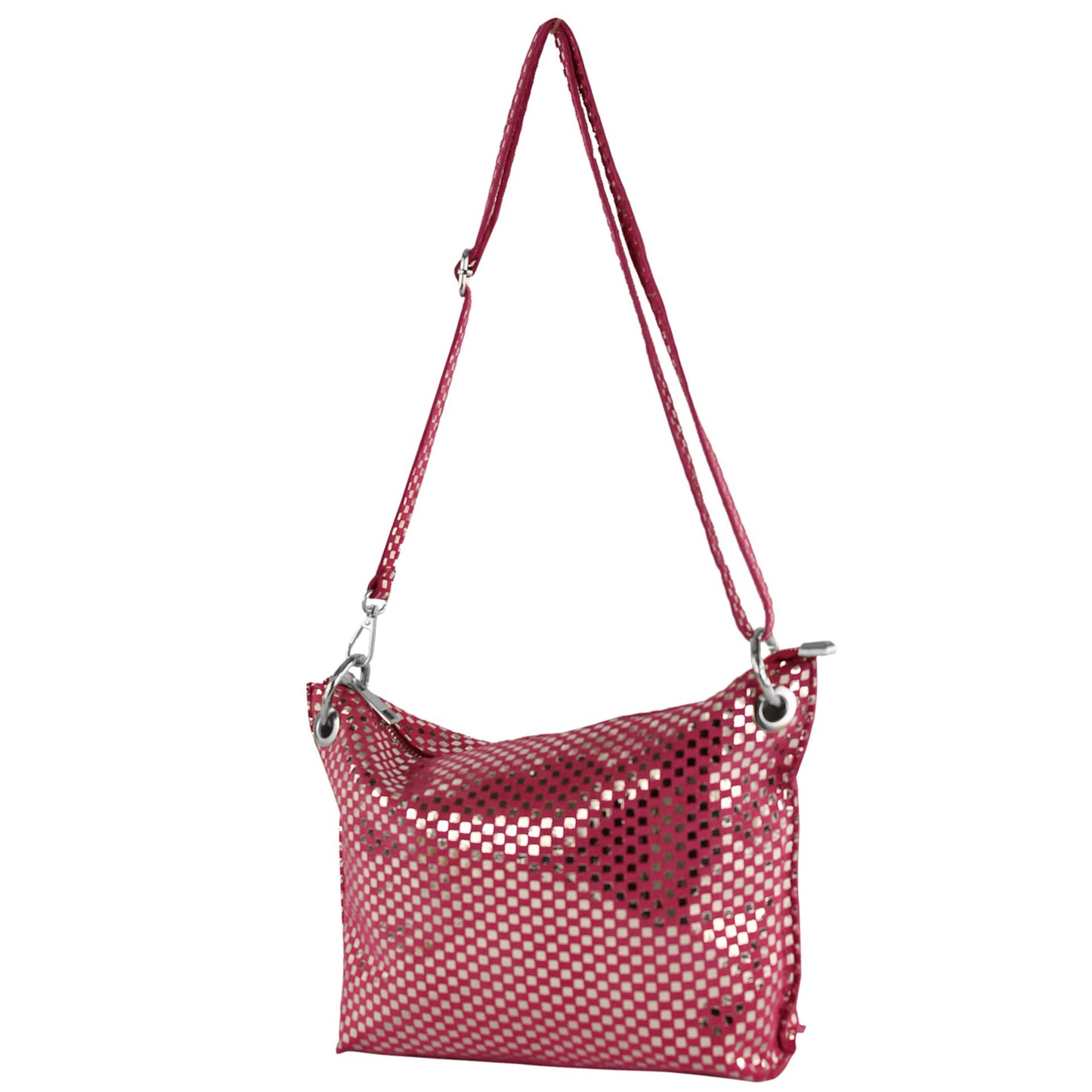 modamoda de - T252 - ital. Umhängetasche Small aus Wildleder