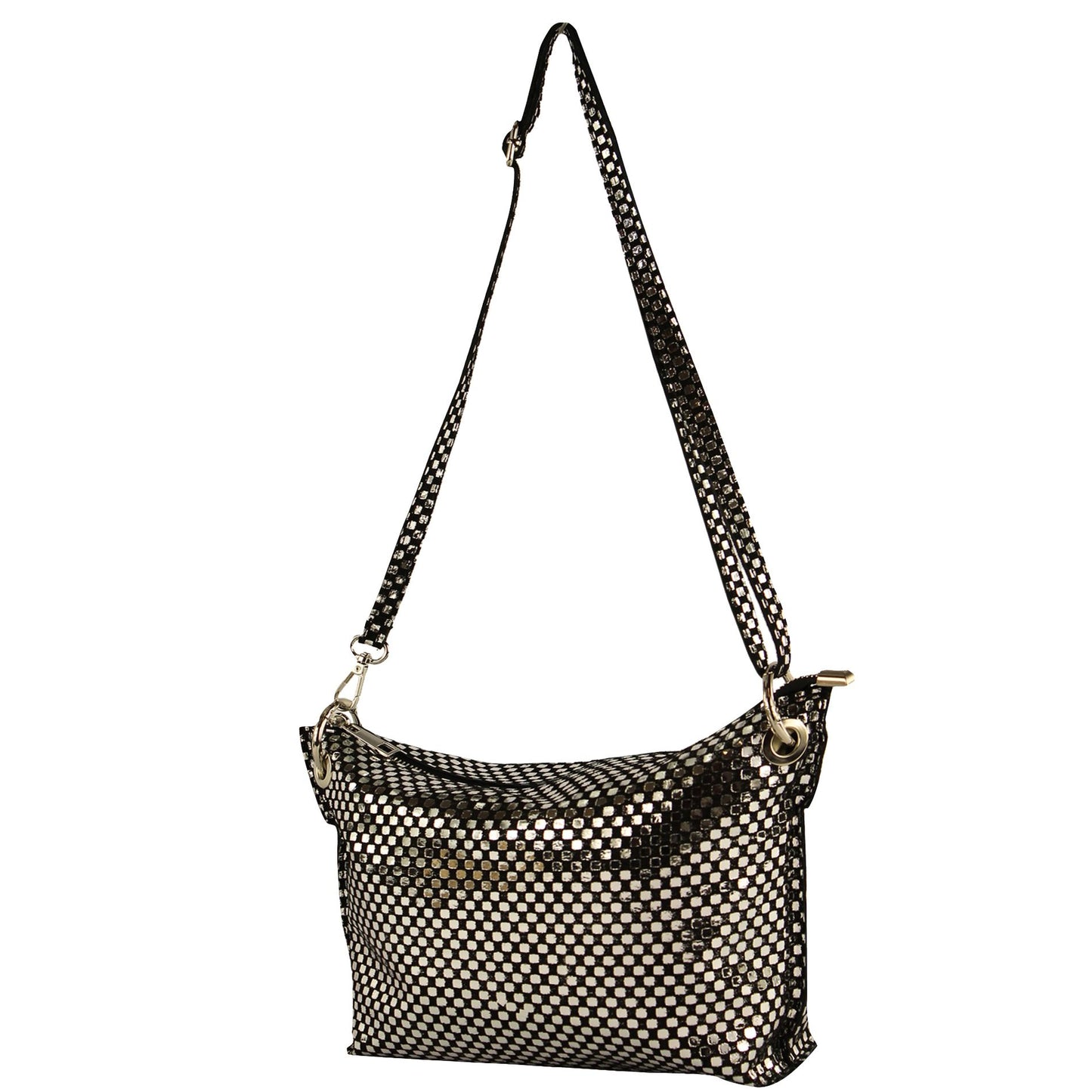 modamoda de - T252 - ital. Umhängetasche Small aus Wildleder