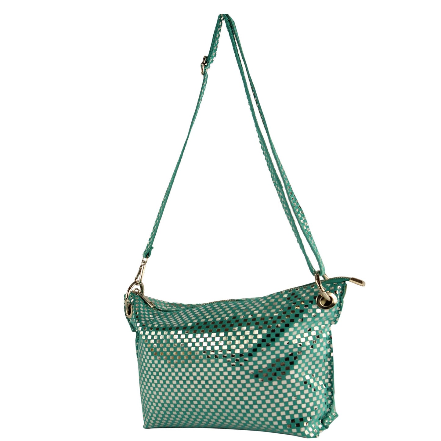 modamoda de - T252 - ital. Umhängetasche Small aus Wildleder