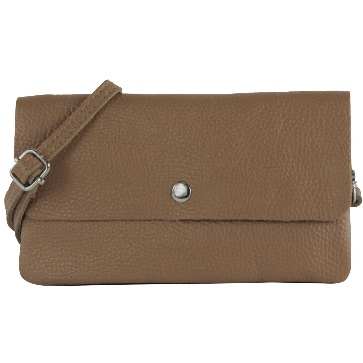 modamoda de - T257 - Echtleder Umhängetasche Small made in Italy