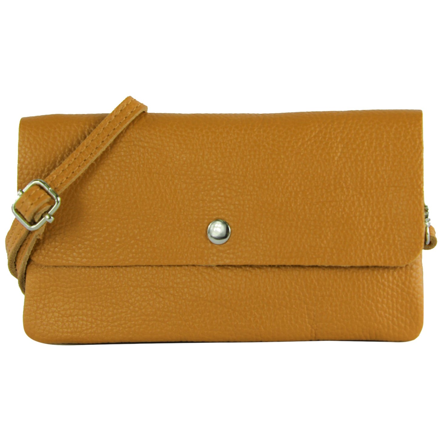 modamoda de - T257 - Echtleder Umhängetasche Small made in Italy
