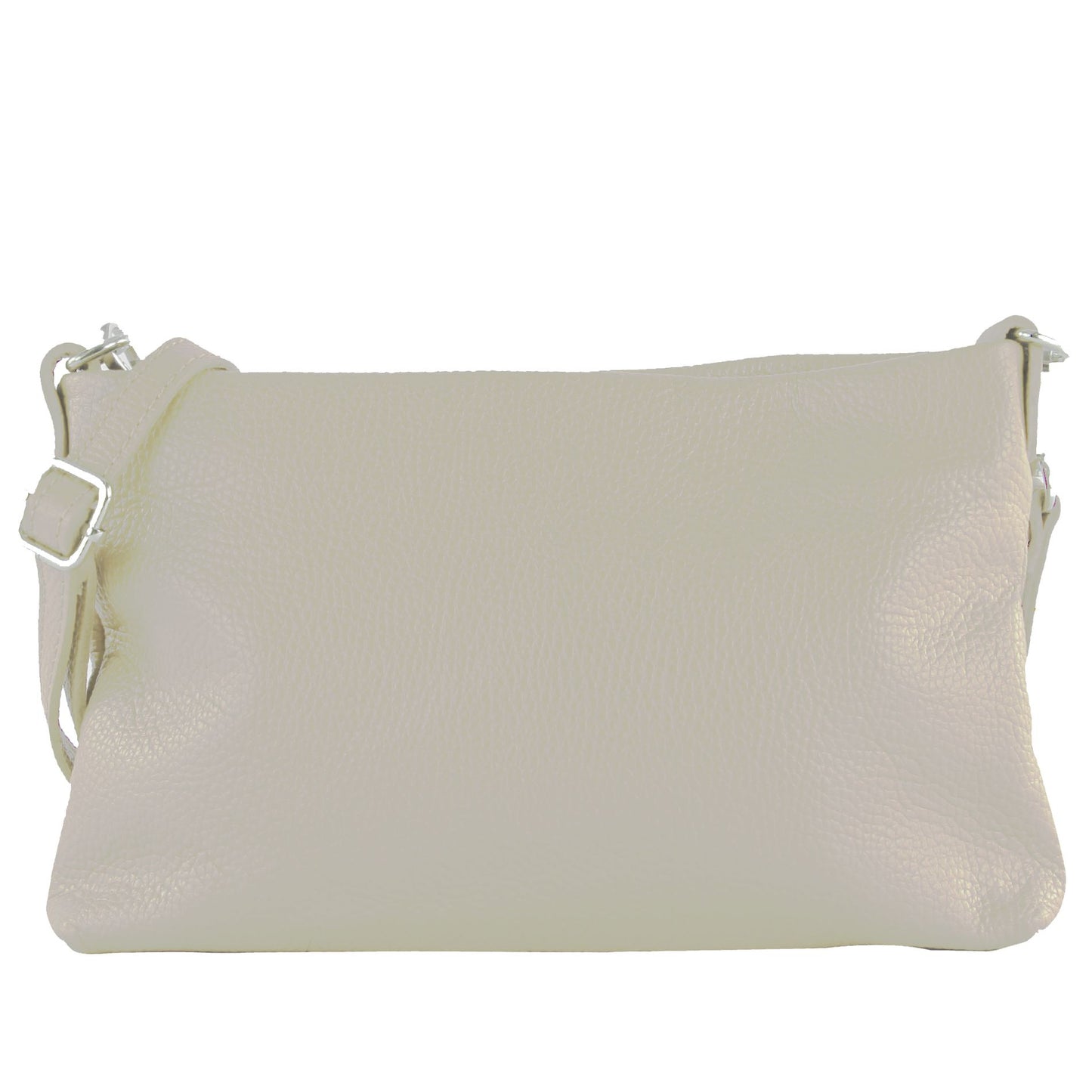 modamoda de T258 Damen Leder Umhängetasche Clutch Kosmetiktasche handmade in Italy