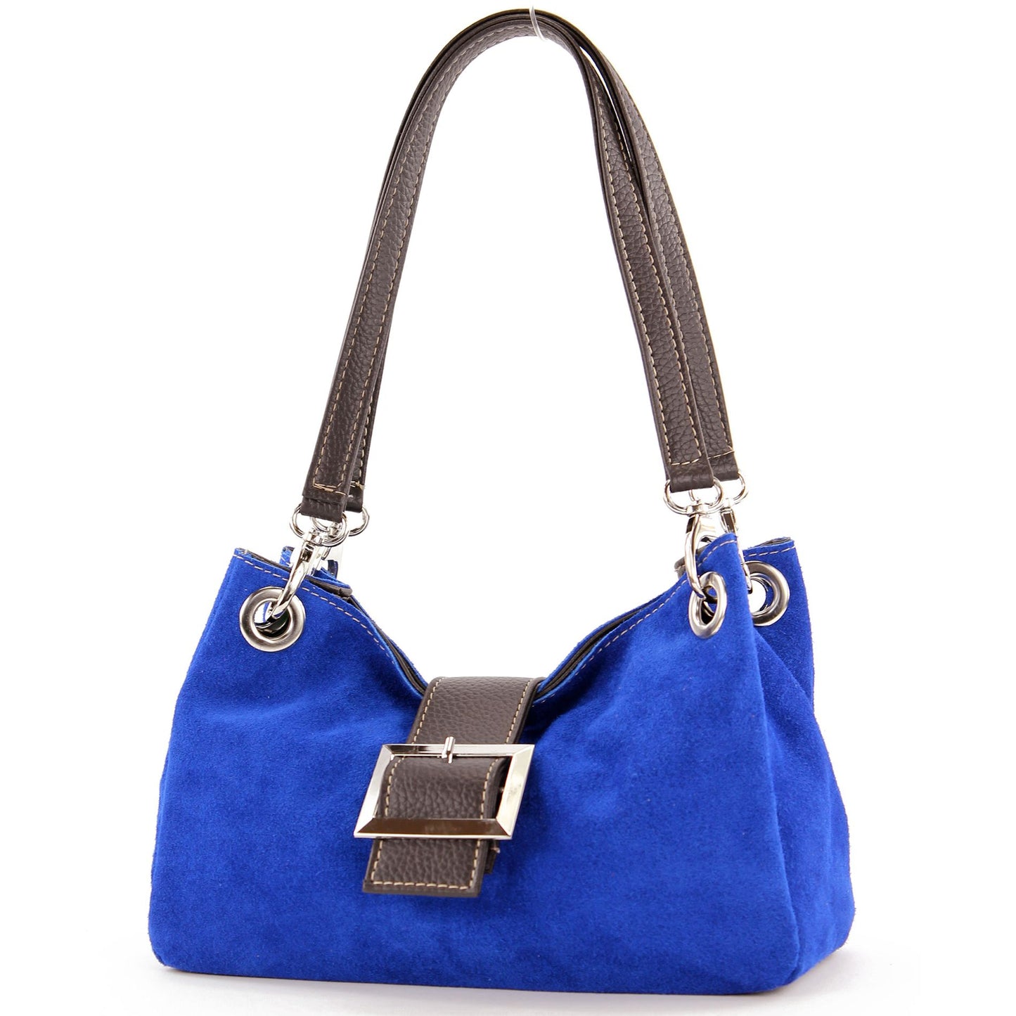 modamoda de - TL02 - ital Kleine Henkeltasche aus Wildleder