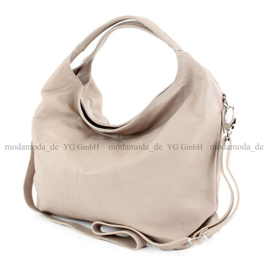 modamoda de - DS26 - ital Damenhandtasche aus Nappaleder