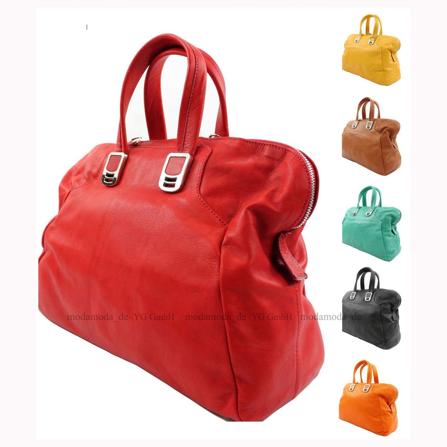 ital. Handtasche  Tragetasche Shopper Echt Nappaleder Tasche T03
