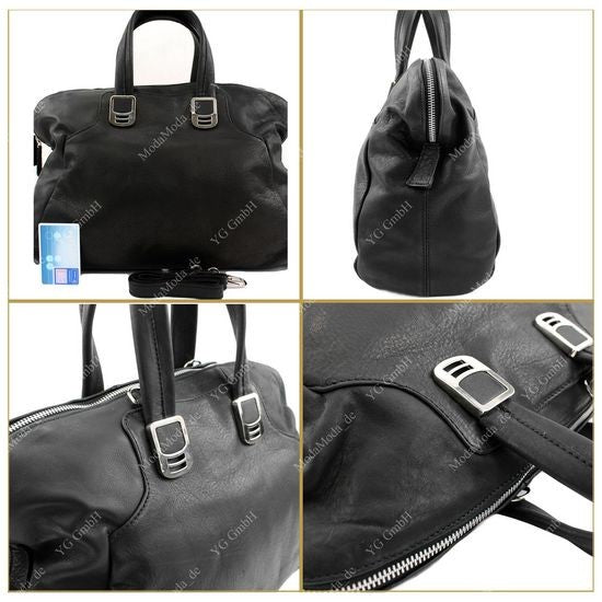 ital. Handtasche  Tragetasche Shopper Echt Nappaleder Tasche T03