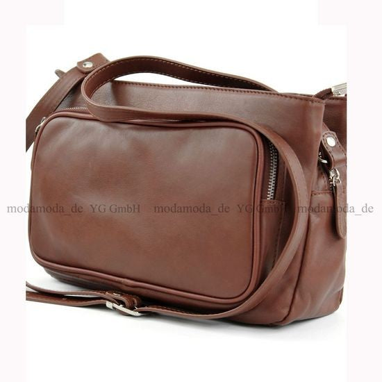 modamoda de T22 Damen Nappaleder Umhängetasche Schultertasche handmade in Italy