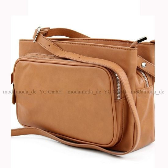 modamoda de T22 Damen Nappaleder Umhängetasche Schultertasche handmade in Italy