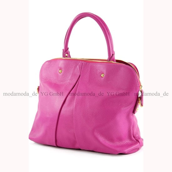 modamoda de - T39 - ital Handtasche aus Echt Leder