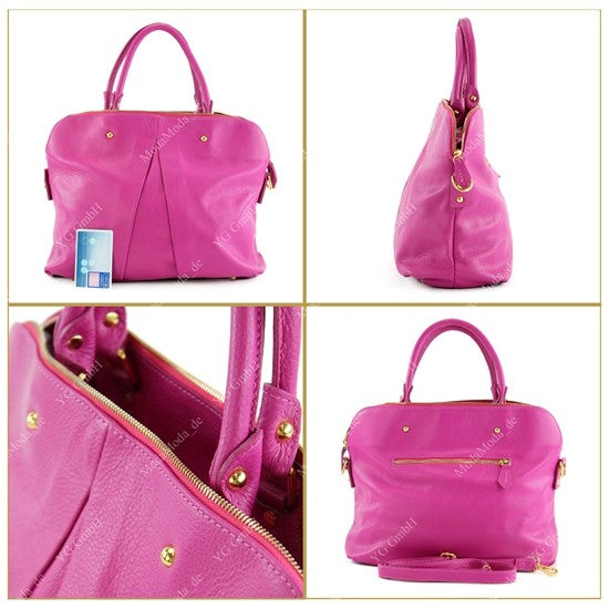 modamoda de - T39 - ital Handtasche aus Echt Leder