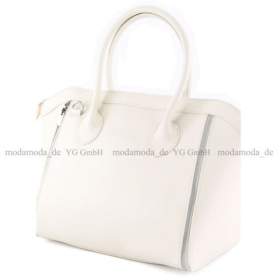 modamoda de - T44 - ital Handtasche aus Echt Leder